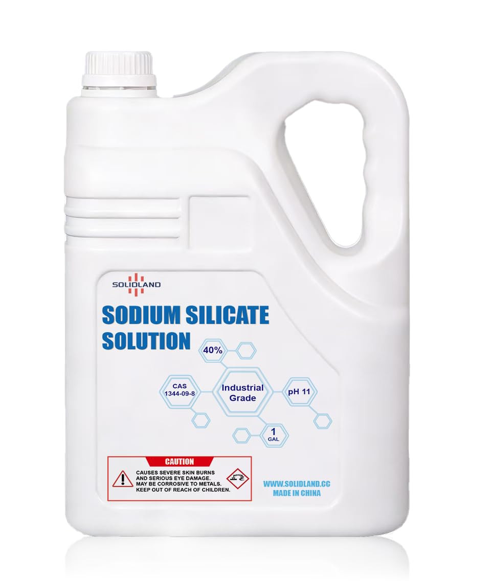 Sodium Silicate Solution (Water Glass) - 1 GAL Pail, Industrial Grade, High Puri