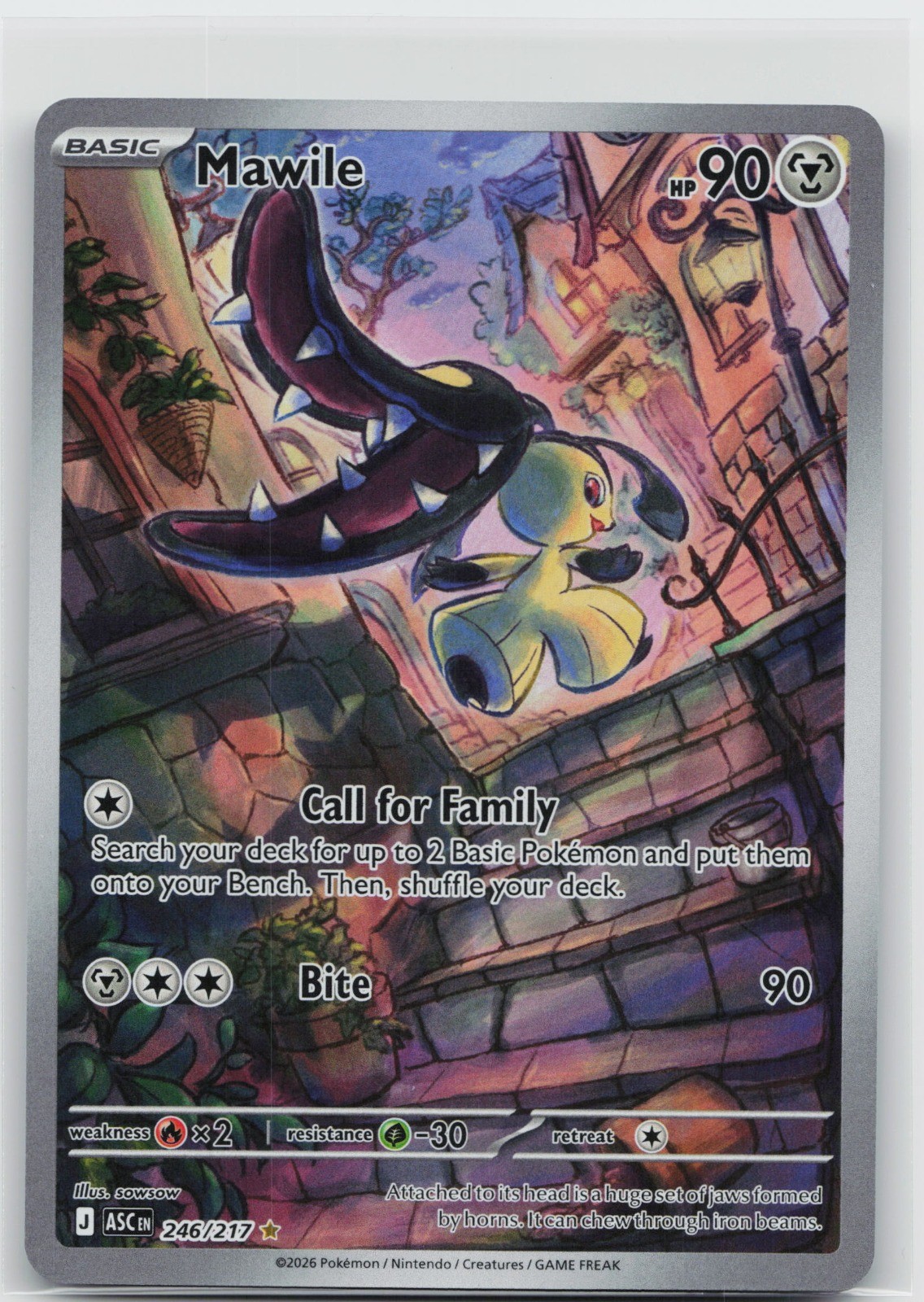 Mawile Holo Illustration Rare ME: Ascended Heroes 246/217 NM
