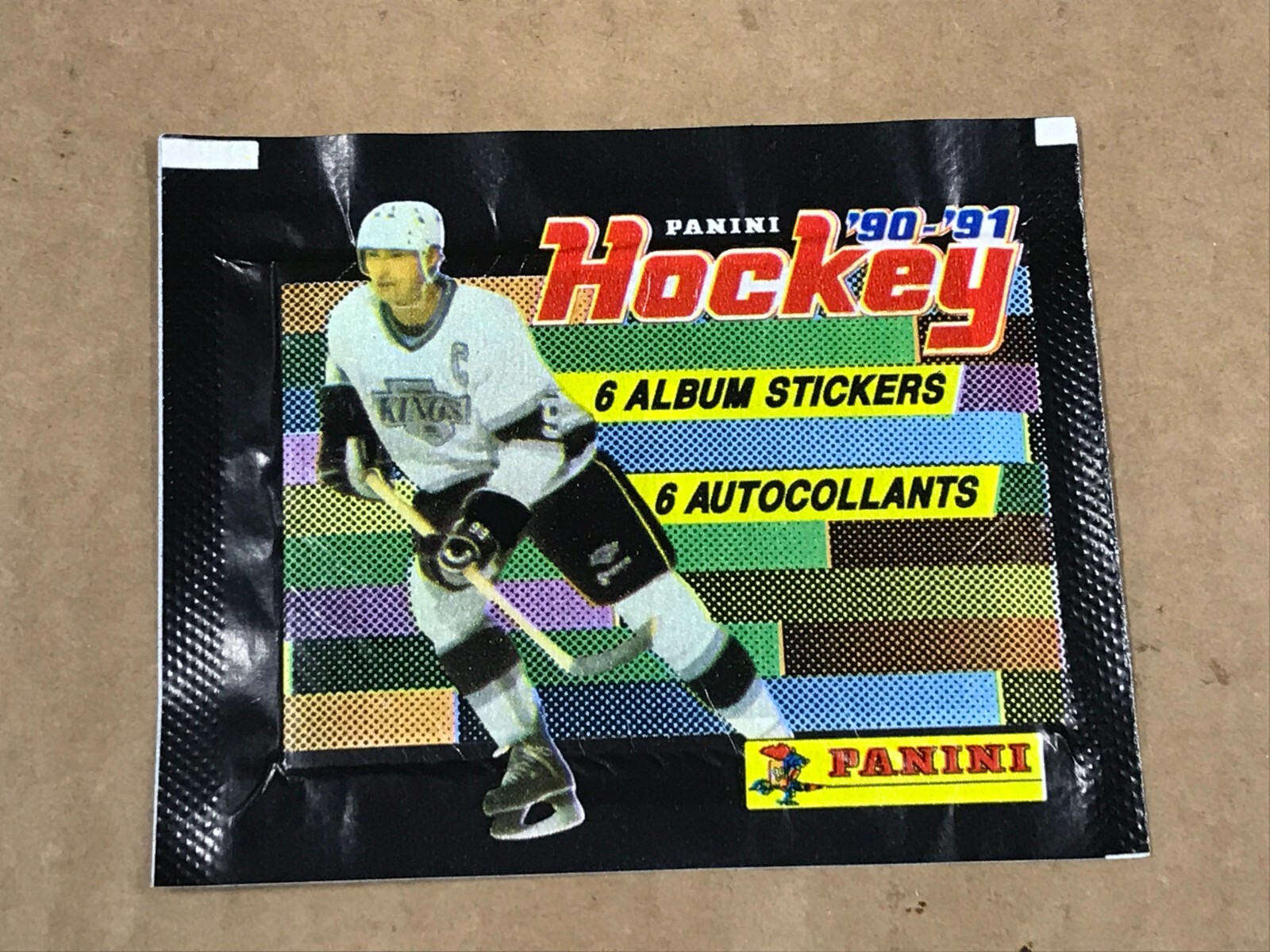 New Vintage 1990/1991 Panini NHL Hockey Stickers Pack