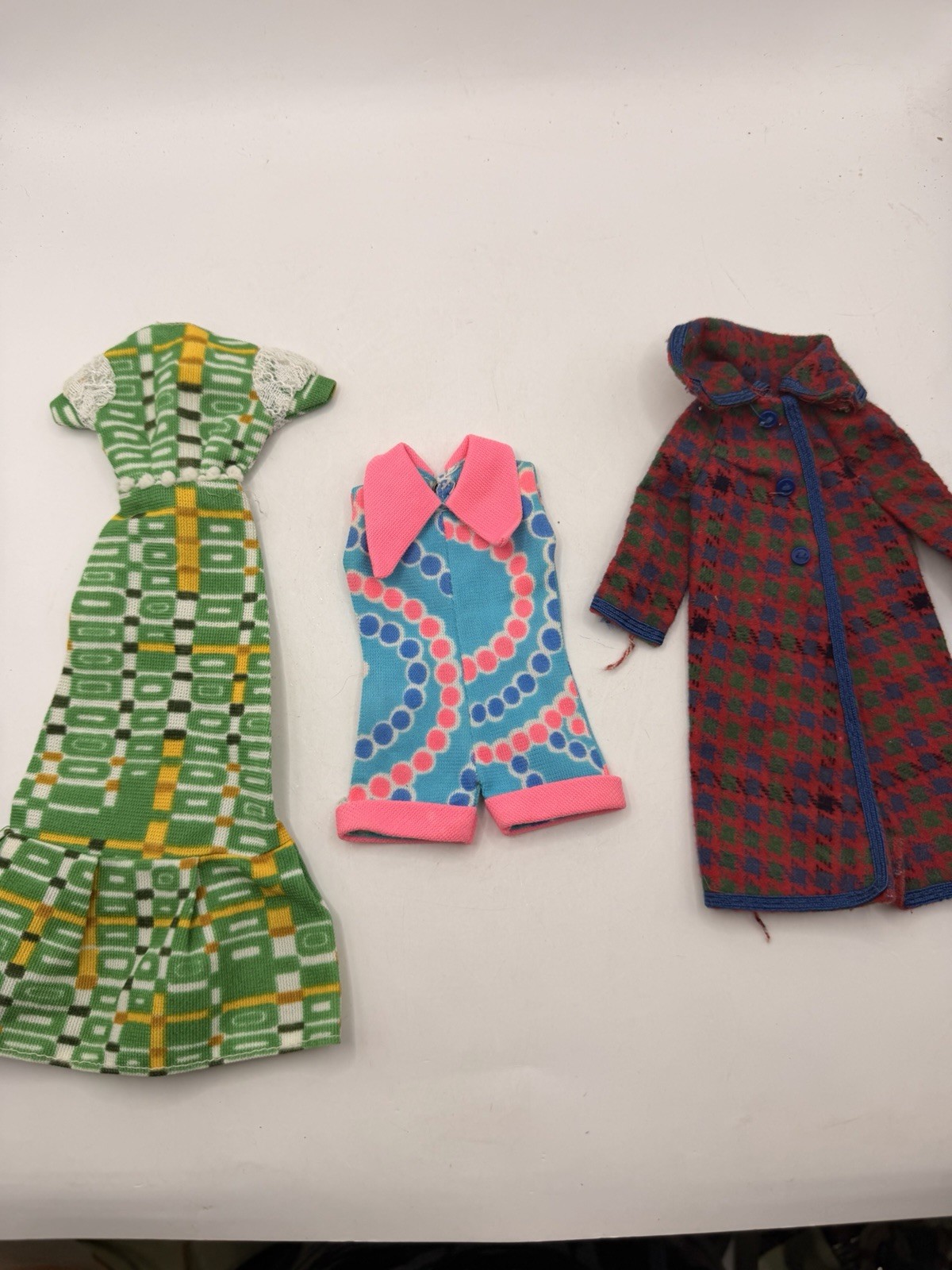 Vintage Barbie Clothes, Lot Of Three, Groovy Vintage Barbie Clothes, Lot Of Three, Groovy