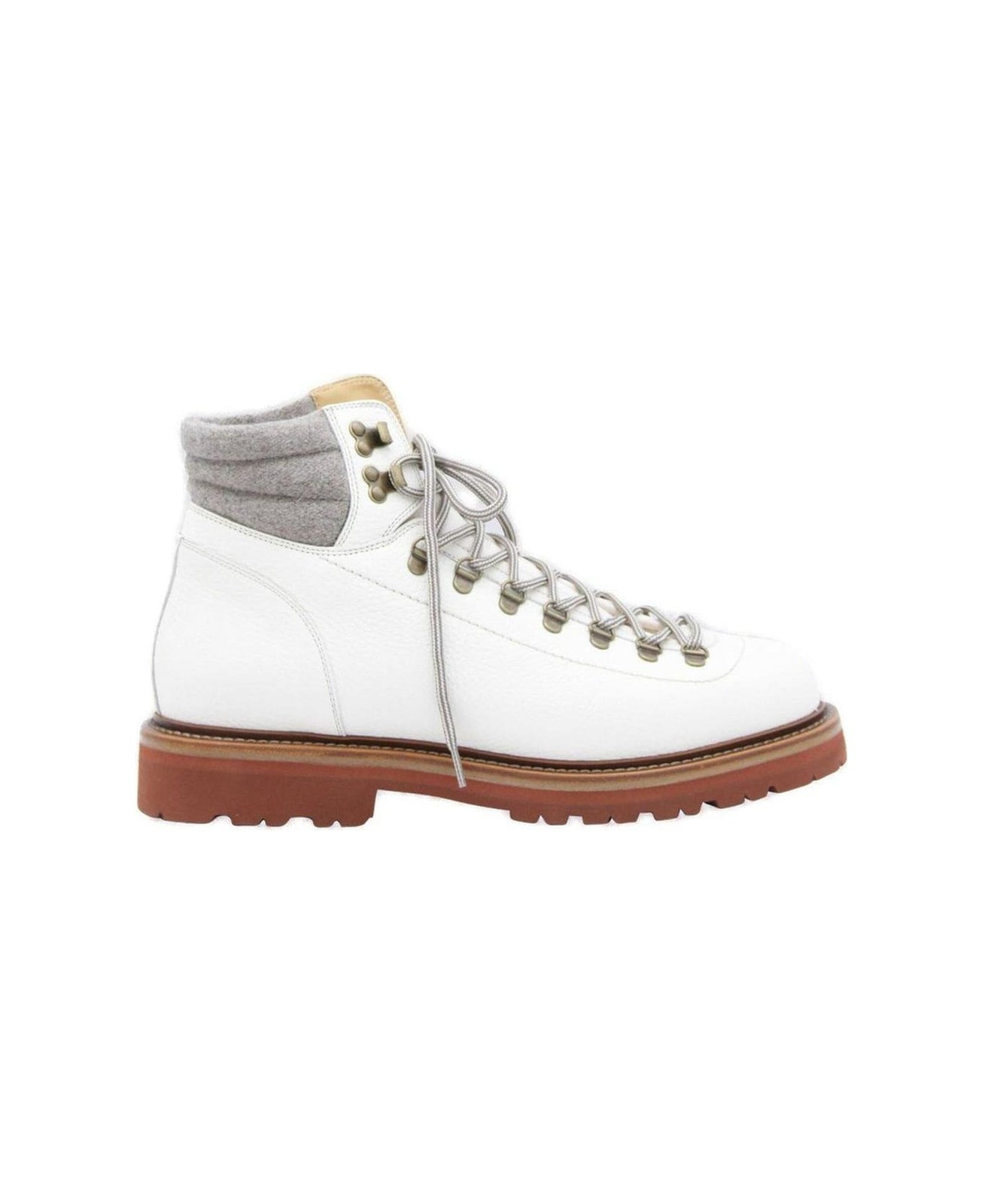 BRUNELLO CUCINELLI MEN'S PANAMA LEATHER HIKING BOOT MSRP $1755