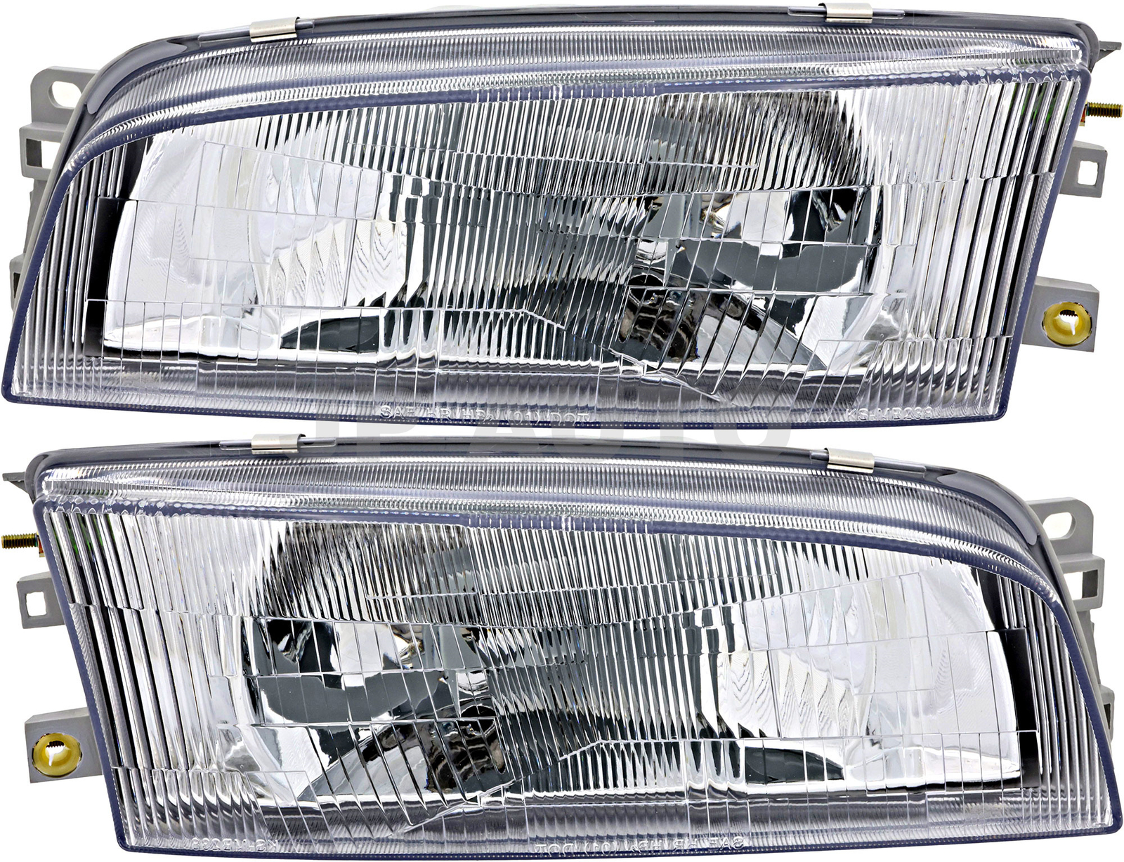 For 1997-2002 Mitsubishi Mirage Headlight Halogen Set Driver and Passenger Side