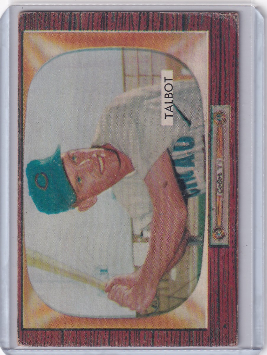 1955 Bowman Baseball #137 Bob Talbot - Chicago Cubs