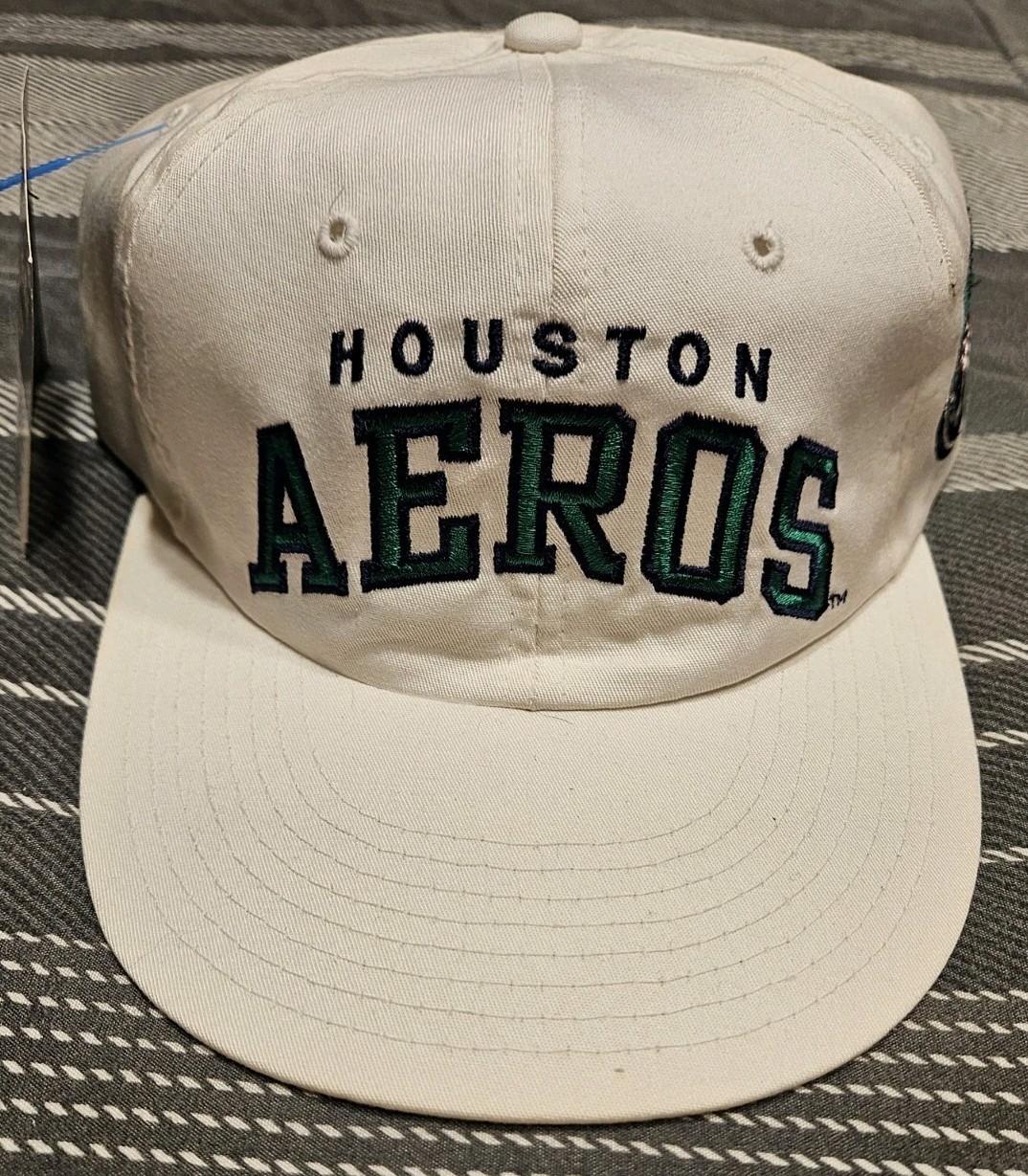 Vintage Houston Aeros Starter Arch Snapback Deadstock Rare 90s Vintage Houston Aeros Starter Arch Snapback Deadstock Rare 90s