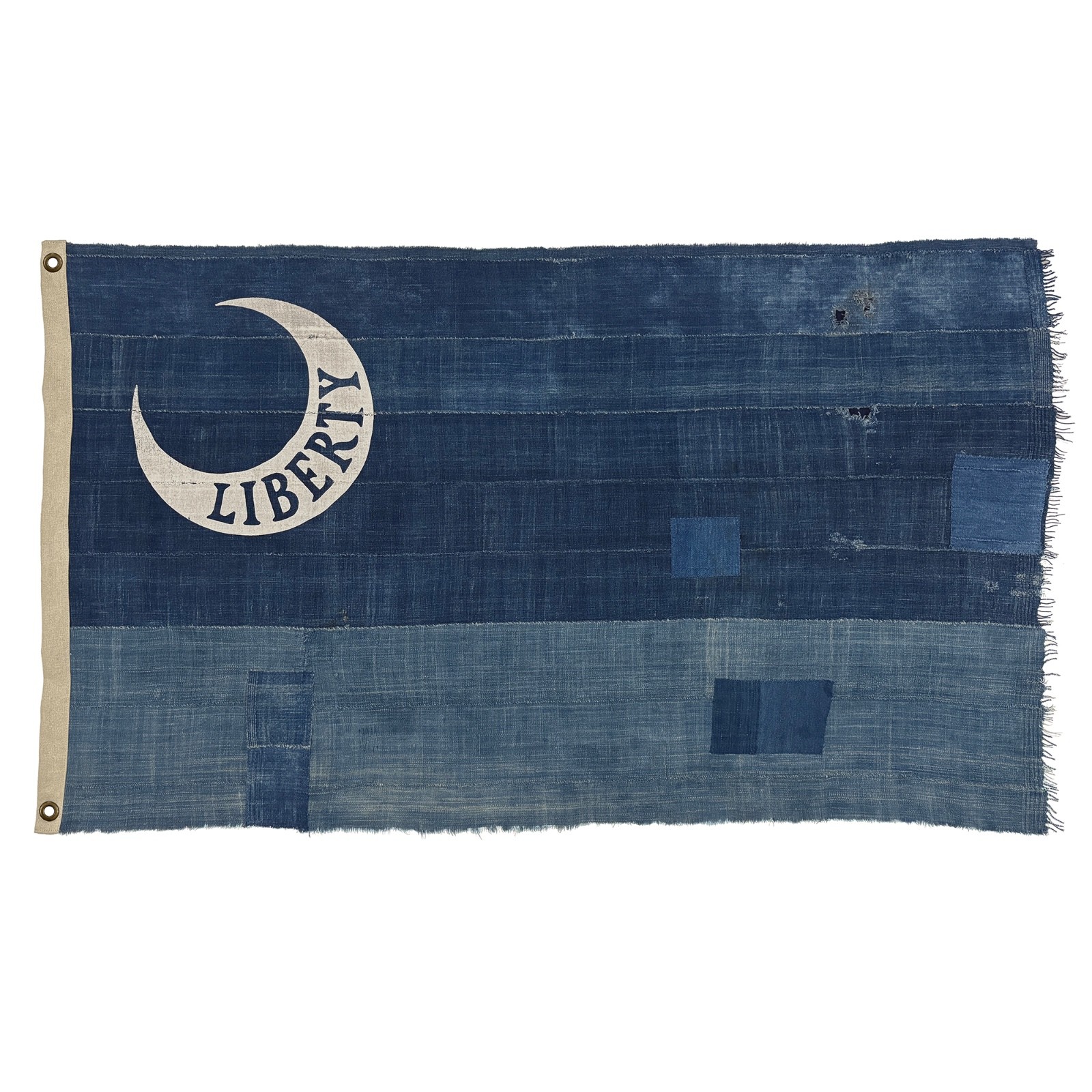 Vintage Style Cotton Fort Moultrie Flag South Carolina Crescent Moon USA Liberty Vintage Style Cotton Fort Moultrie Flag South Carolina Crescent Moon USA Liberty