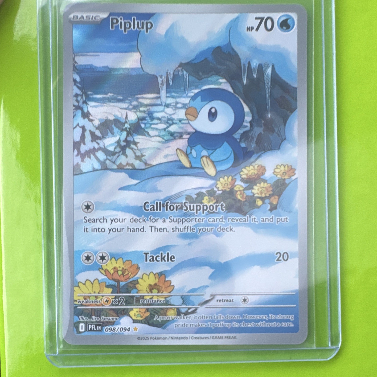 Piplup 098/094 Me02: Phantasmal Flames Holo Piplup 098/094 Me02: Phantasmal Flames Holo