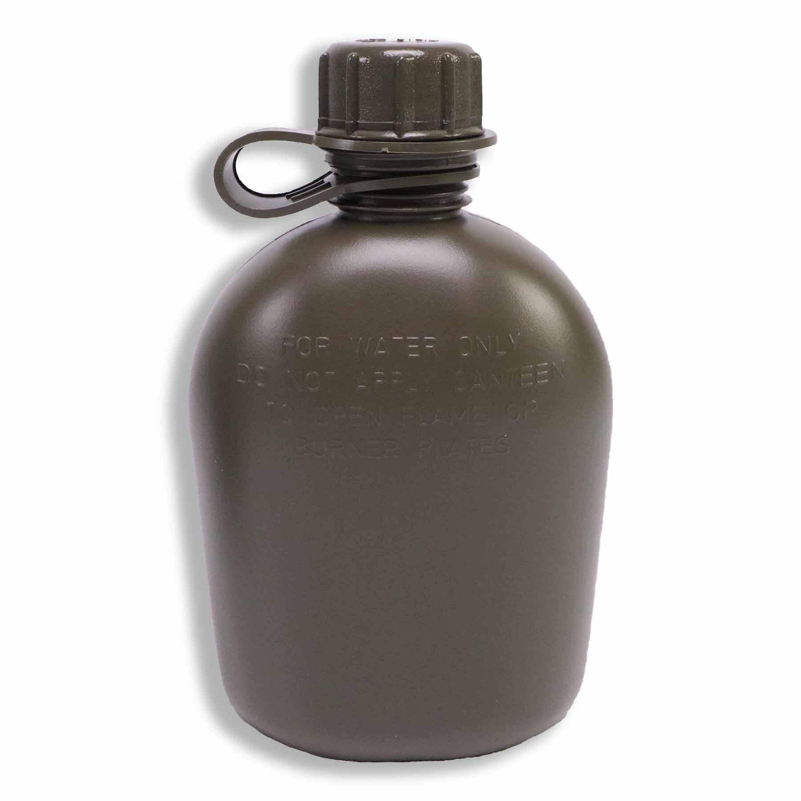 NEW Issue USGI 1QT Plastic Canteen, OD Green USA Made Military Water Bottle