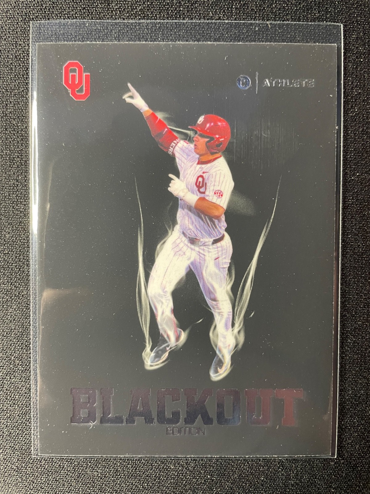 2026 Onit Athlete Jaxon Willits Blackout SP #BL-1 Oklahoma Baseball
