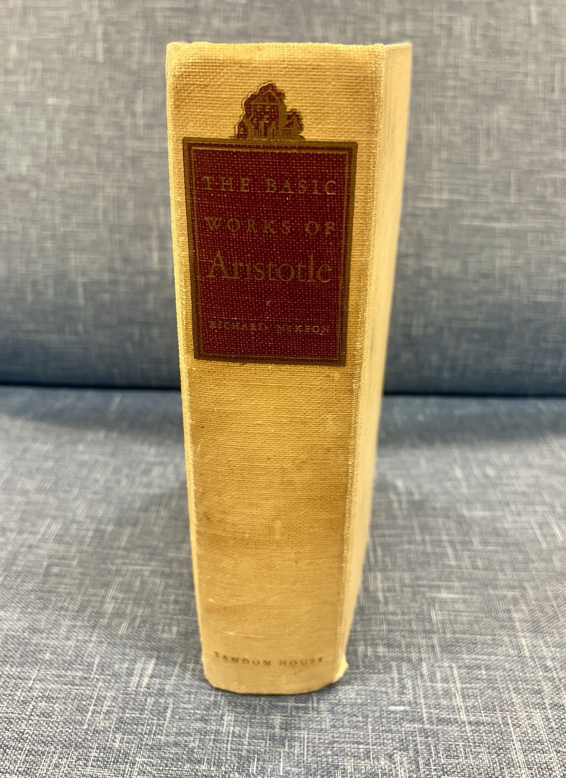 The Basic Works of Aristotle by Richard McKeon 1941, Random House, 17th printing The Basic Works of Aristotle by Richard McKeon 1941, Random House, 17th printing
