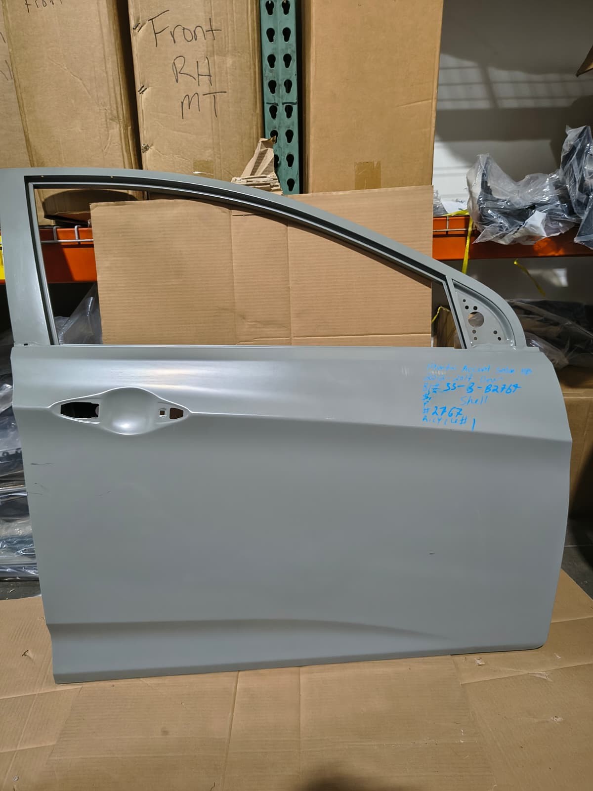 For 2012-17 Hyundai Accent Sedan Hatchback Front Right Passenger Side Door Shell For 2012-17 Hyundai Accent Sedan Hatchback Front Right Passenger Side Door Shell