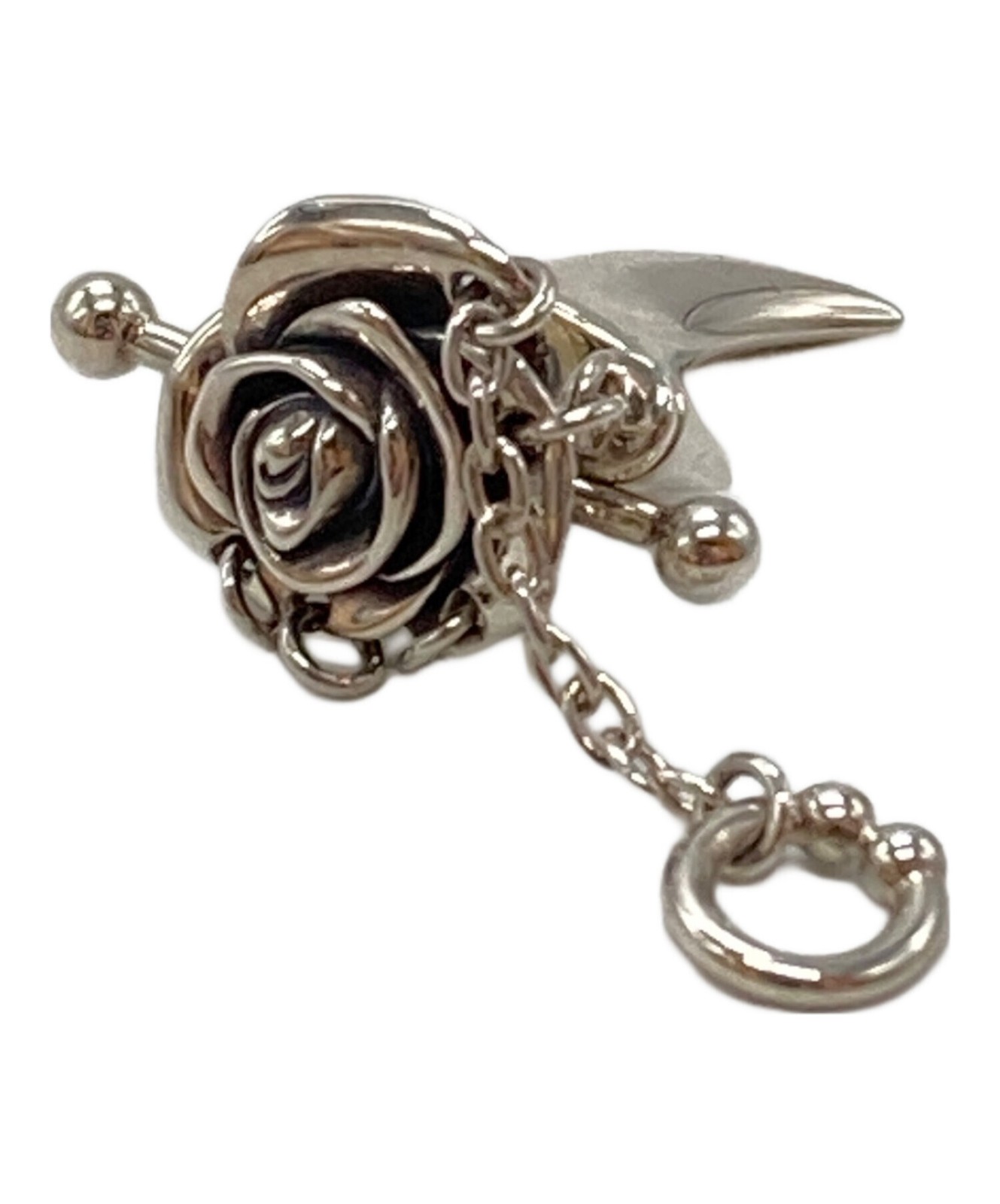 JUSTIN DAVIS earrings, silver. Size: Unknown. #1009
