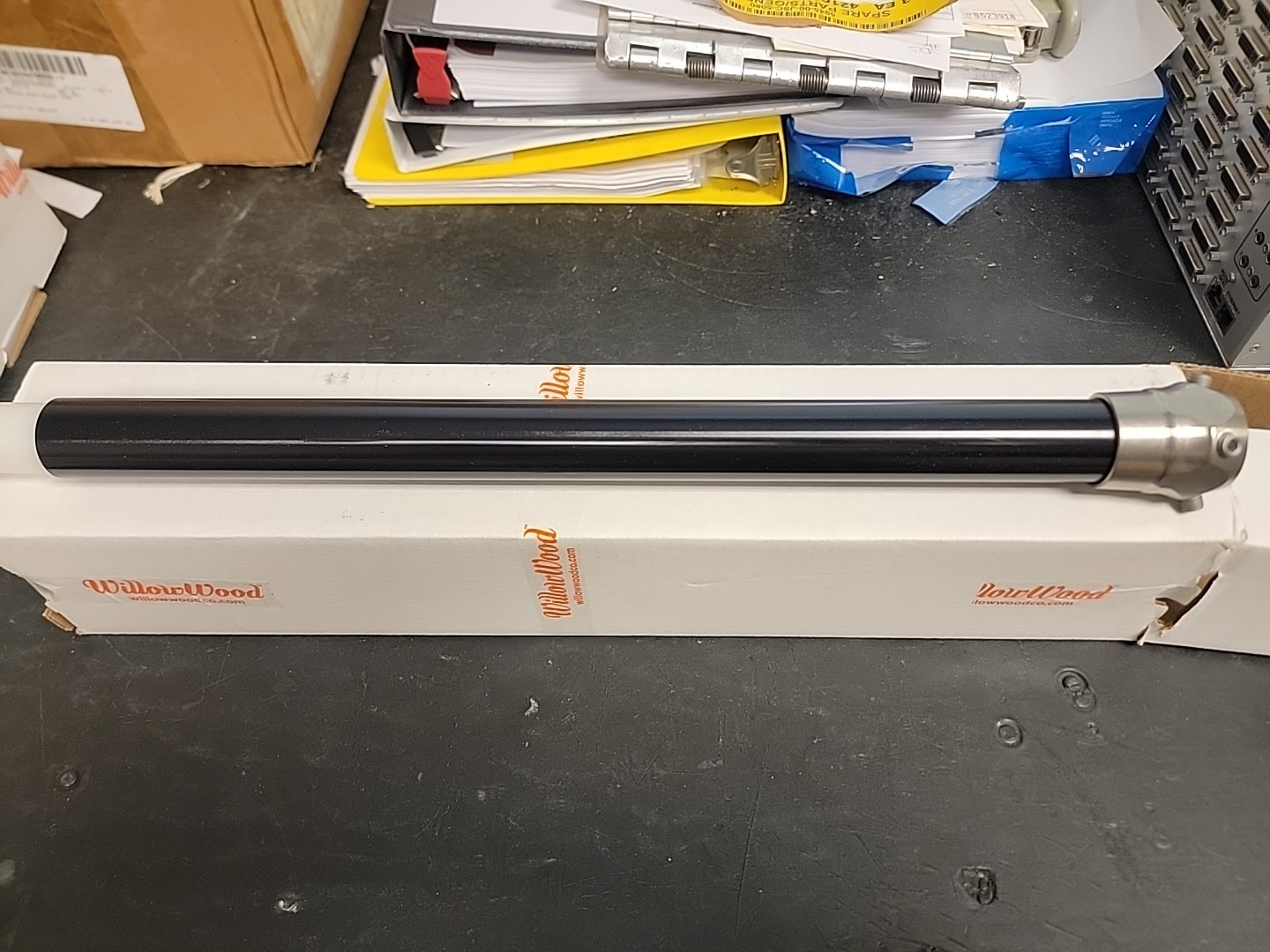WILLOWWOOD Titanium Fixed Adapter W/ 30mm Aluminum Tube-400mm- New Open Box WILLOWWOOD Titanium Fixed Adapter W/ 30mm Aluminum Tube-400mm- New Open Box