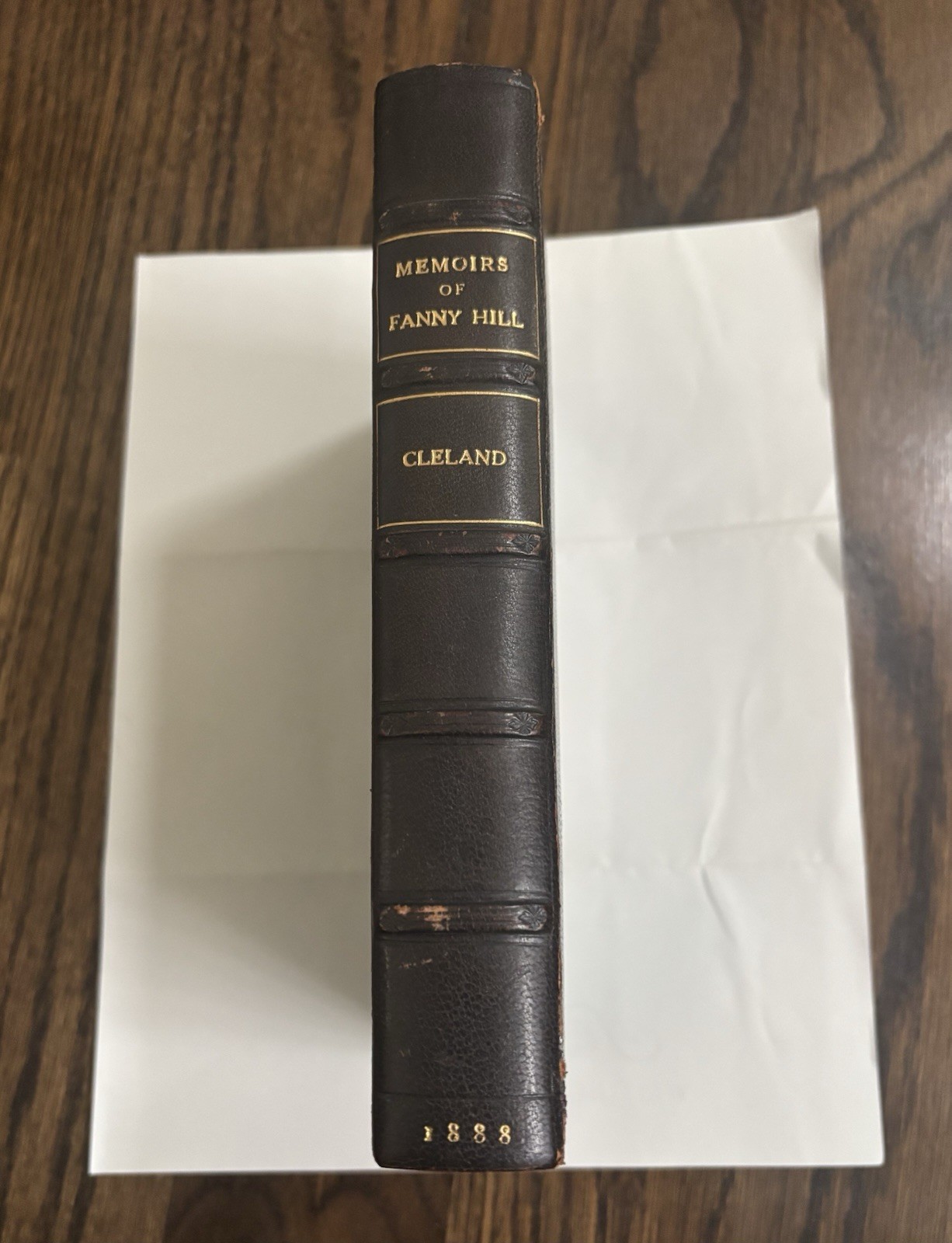 1888 Memoirs of Fanny Hill by John Cleland Book