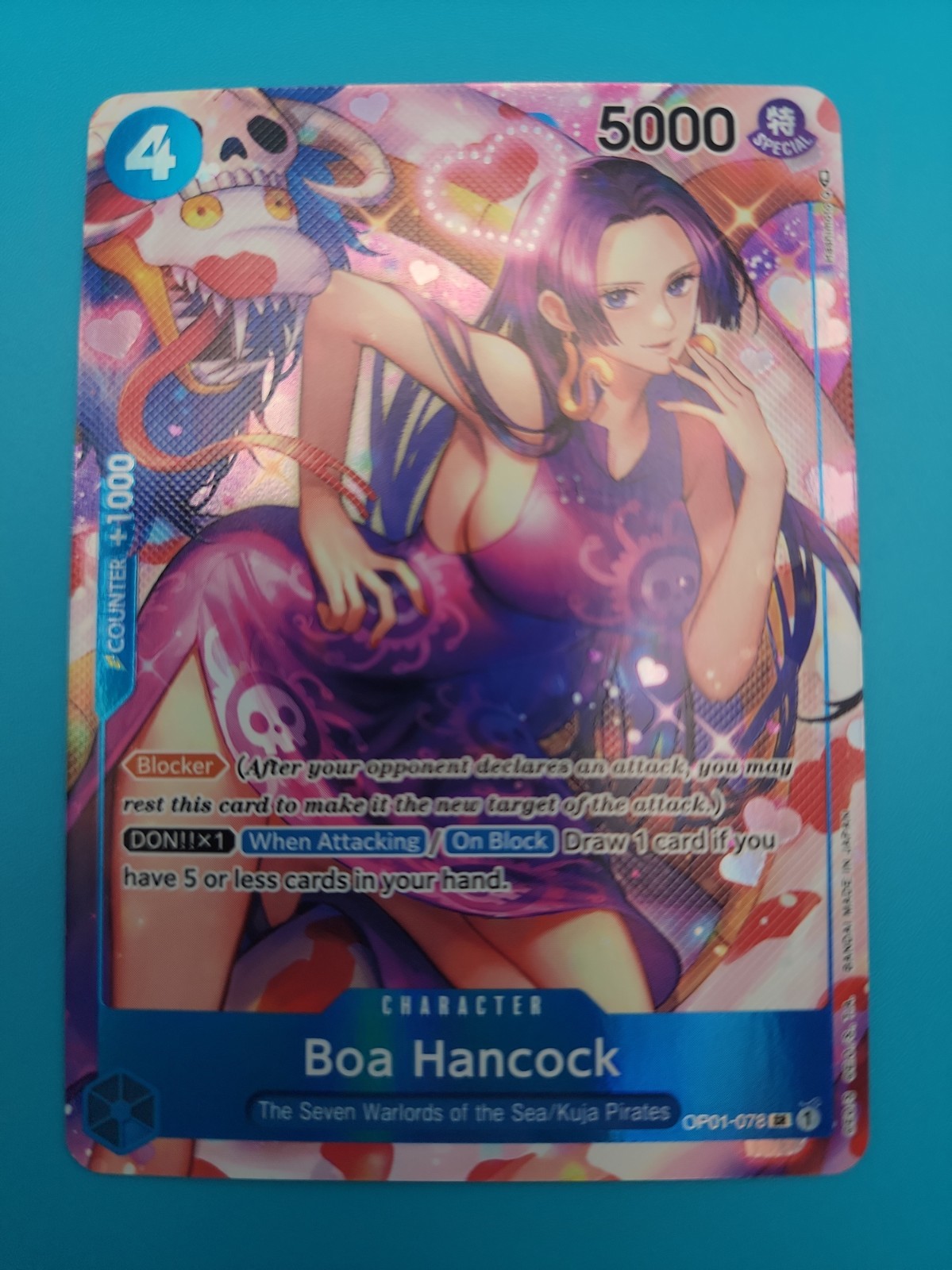 Boa Hancock (Parallel) OP01-078 Romance Dawn Foil Boa Hancock (Parallel) OP01-078 Romance Dawn Foil