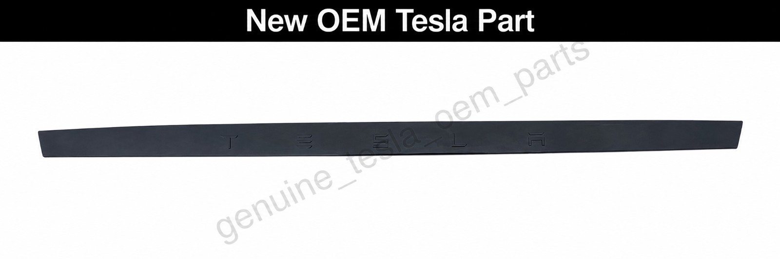 21-25 Tesla Model S Rear Liftgate Applique Trim Genuine OEM 1772478-12-G