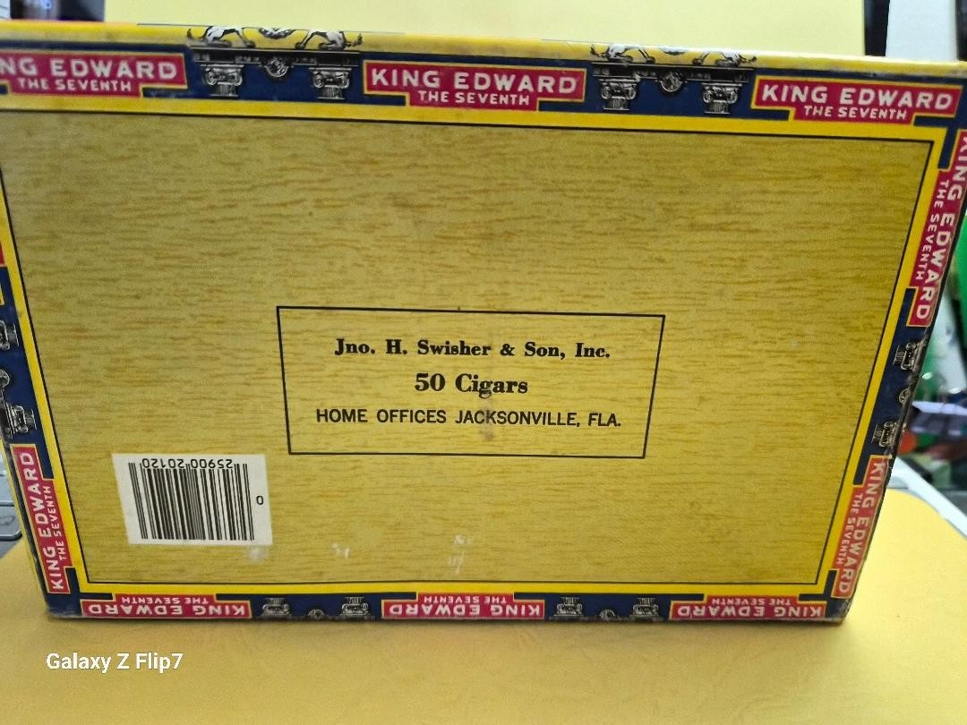 cigarbox vintage collectable, Kind Edward