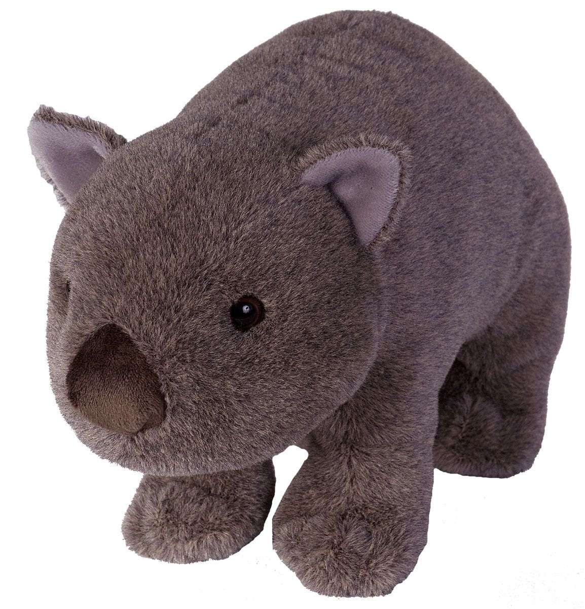 Wild Republic Cuddlekins Wombat, Stuffed Animal, Plush Toy, Gifts for Kids, Mint