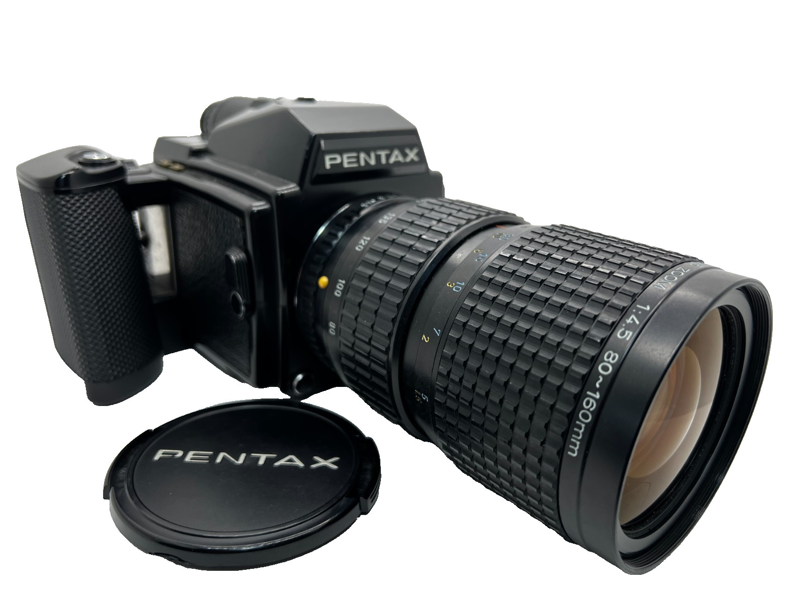 [Near MINT] Pentax 645 Film Camera + SMC A 80-160mm f4.5 MF Lens + 120 Film Back
