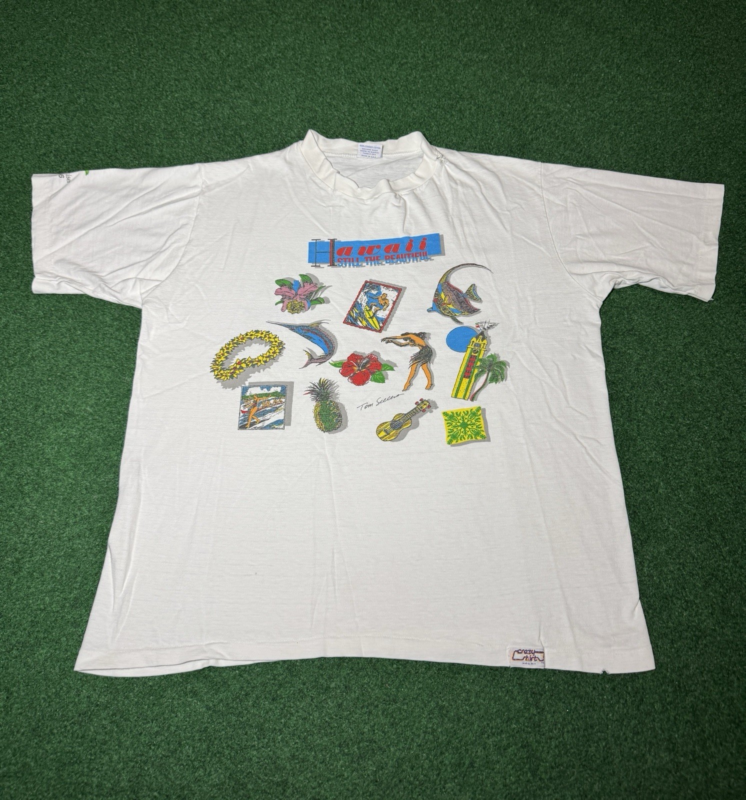 Hawaii Still Beautiful Vintage T Shirt 80s Honolulu Graphic Large Shirt Hawaii Still Beautiful Vintage T Shirt 80s Honolulu Graphic Large Shirt