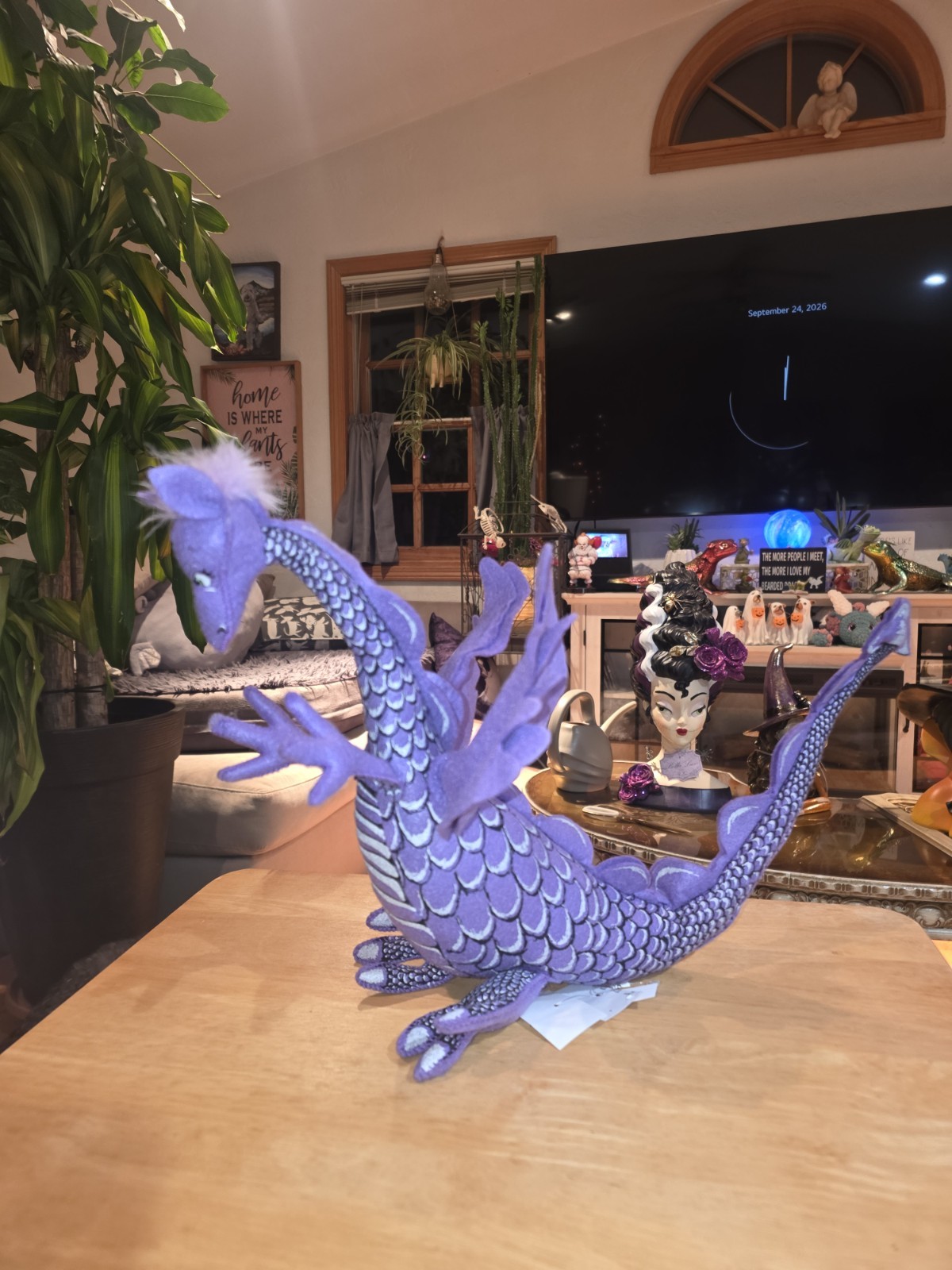 Annalee 12 Inch Purple Dragon Retired 2020 #311720 New With Tags Halloween