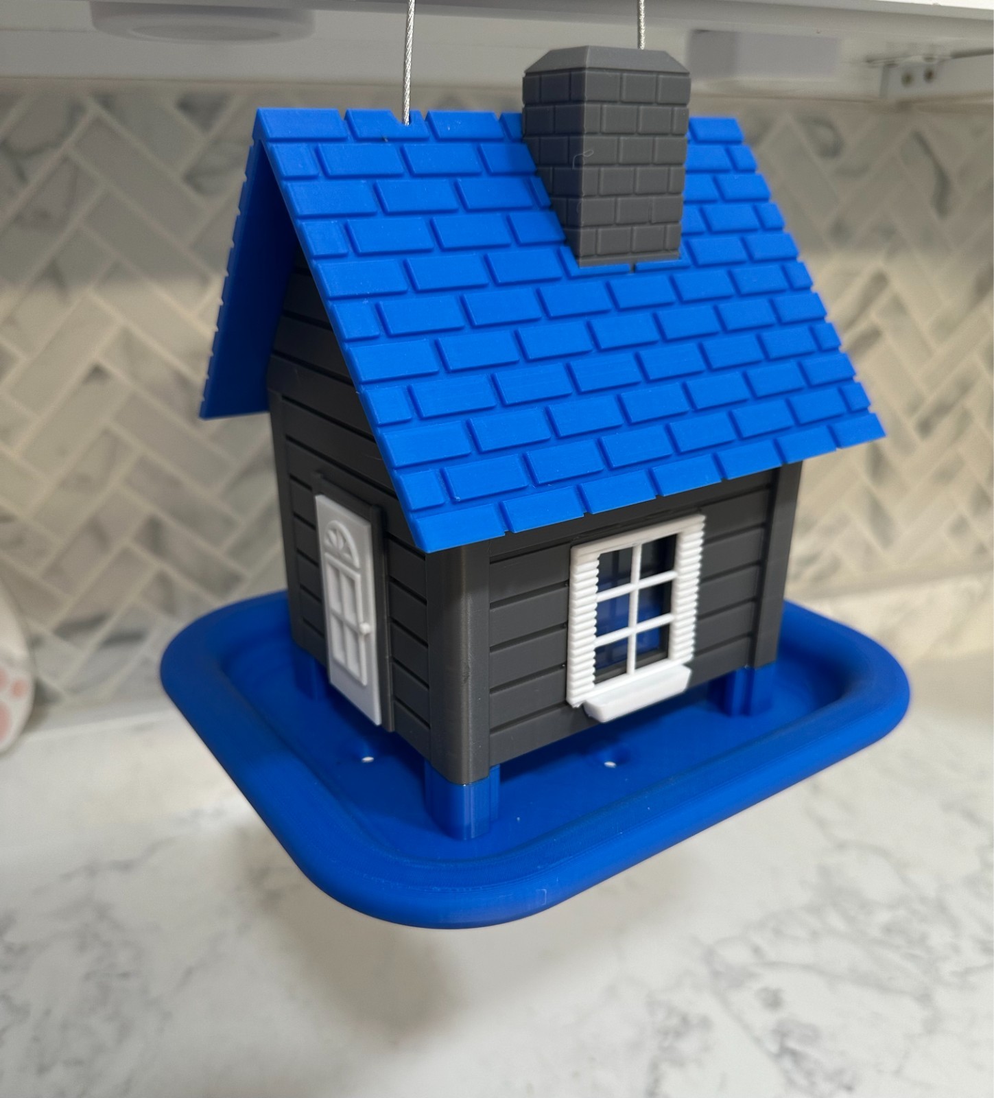 Bird Feeder Custom Colorful Cute House Design