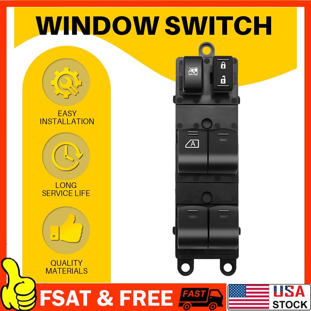 NEW MASTER POWER WINDOW SWITCH FOR NISSAN 2009-2019 FRONTIER 2007-2015 XTERRA