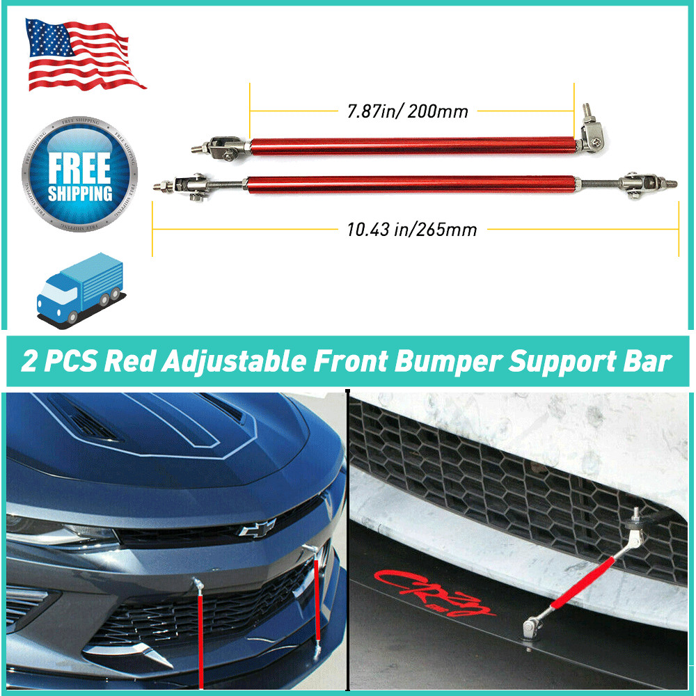 Splitter 2X Rod Strut Tie Bar Support Rods for Bumper Lip Diffuser Air Dam 7.87 Splitter 2X Rod Strut Tie Bar Support Rods for Bumper Lip Diffuser Air Dam 7.87