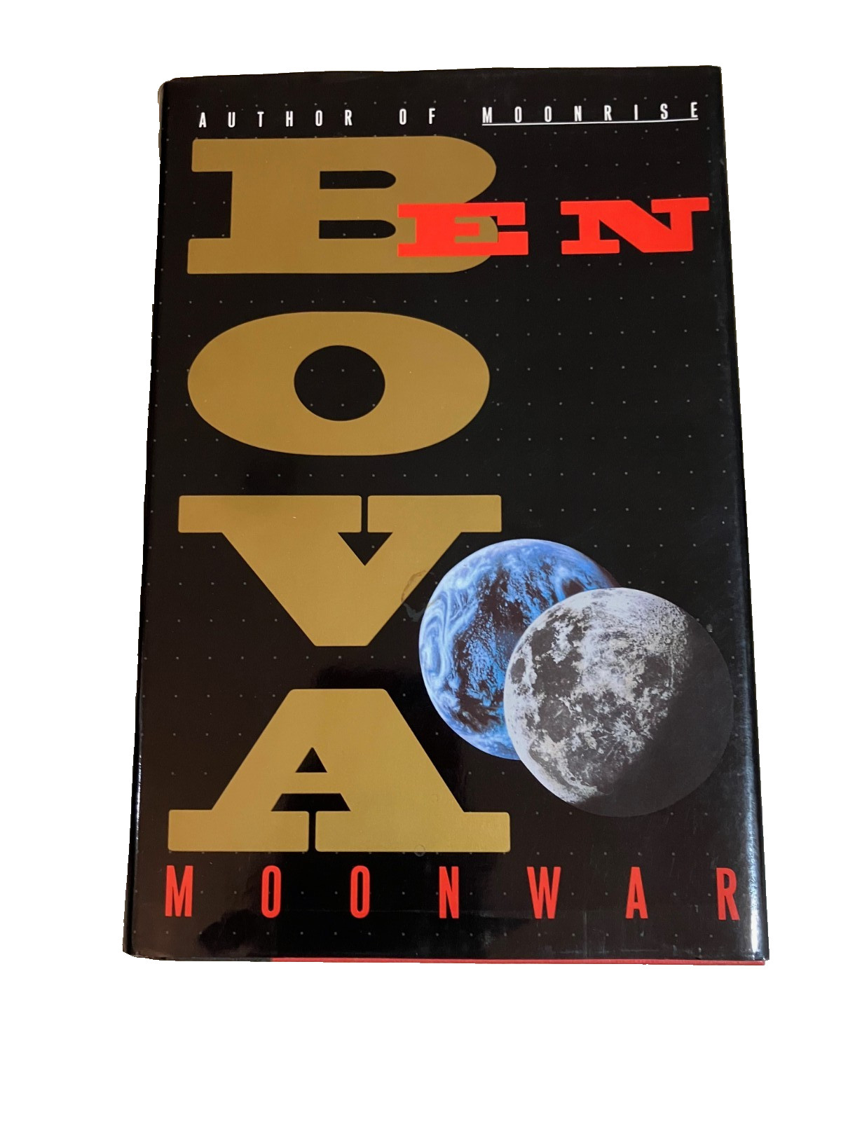 Moonwar by Ben Bova Signed First Edition First Print 1998 Moonwar by Ben Bova Signed First Edition First Print 1998
