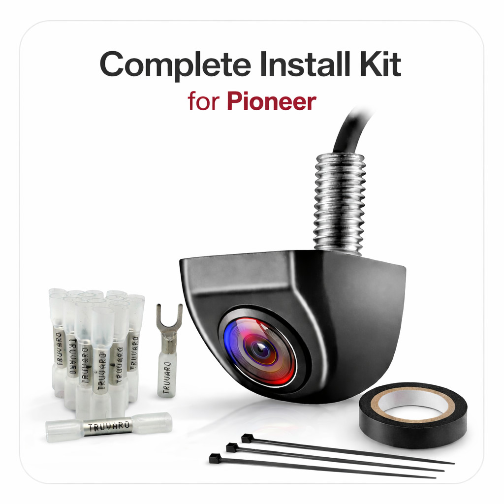 Rearview Camera For Pioneer AVIC-5200NEX AVIC5200NEX Radio Install Kit