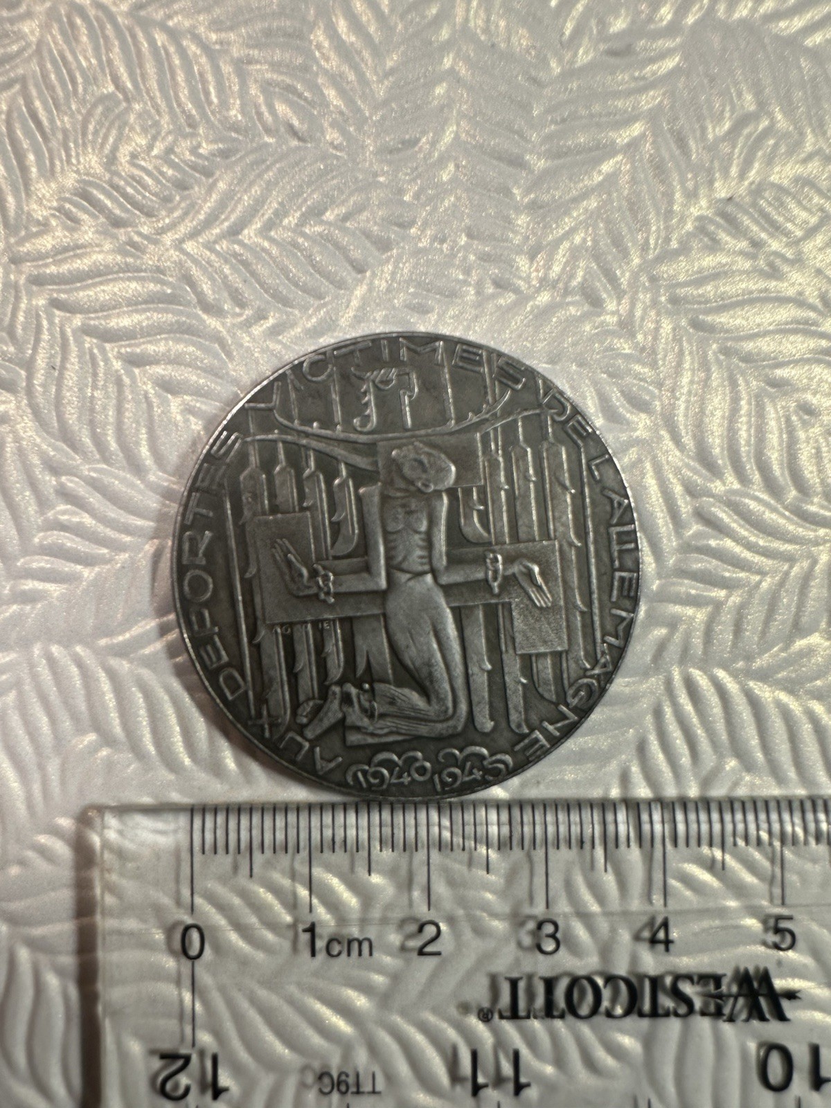 German Coin Authentic Rare WWII Era,  Holocaust Survivors Medallion