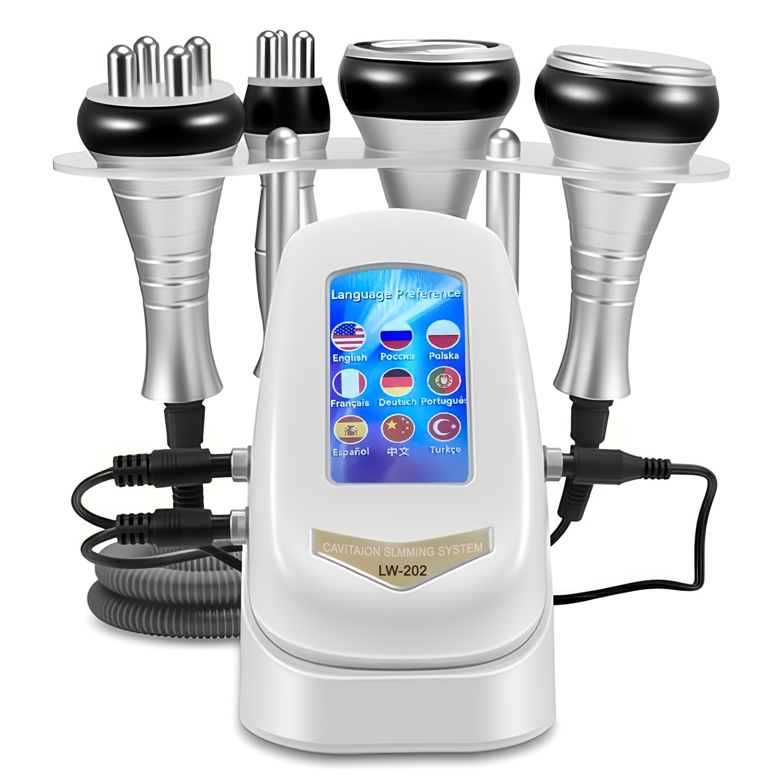 Cavitation Machine with RF Tech, Vacuum Suction, 40K Cavitation Head US