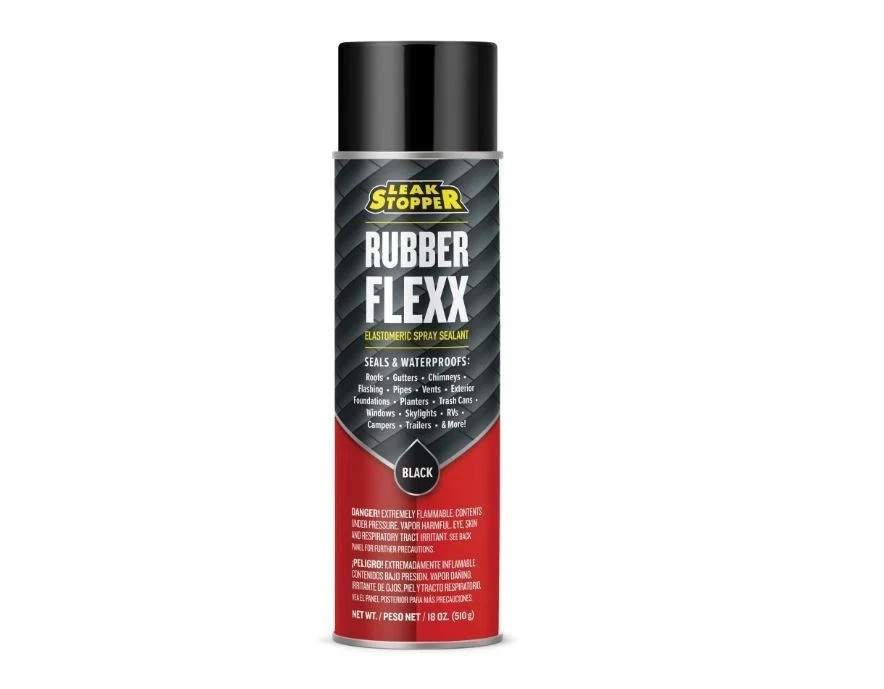 Rubber Flexx Leak Repair & Sealant Spray 18 Oz 100% Flexible Seal Waterproof NEW Rubber Flexx Leak Repair & Sealant Spray 18 Oz 100% Flexible Seal Waterproof NEW