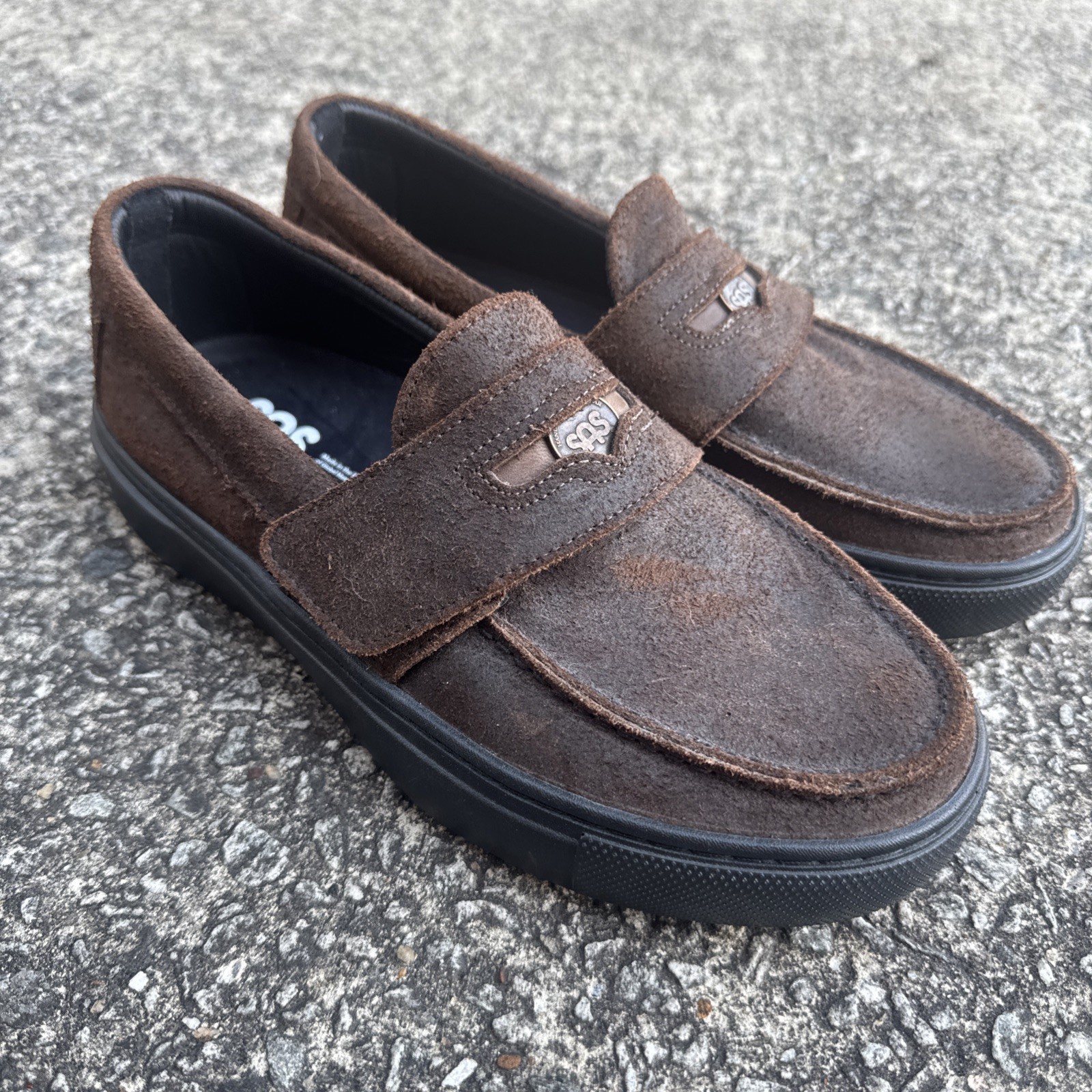 SAS Woodlawn Loafer Size US 8.5 M Mahogany Leather Slip-On Casual Comfort Shoes