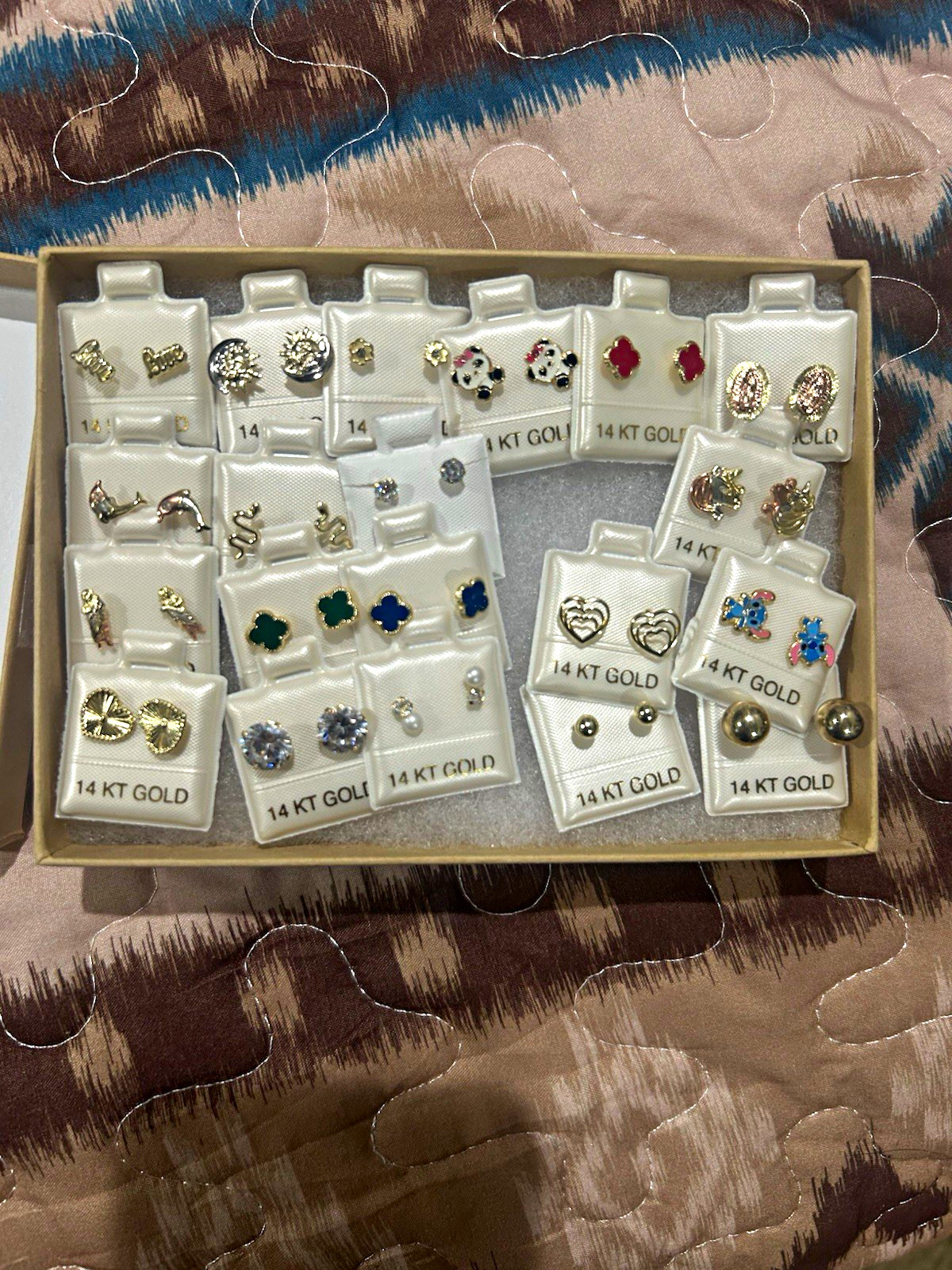 14k Real Authentic Stylish Earrings, For Sale Separately 14k Real Authentic Stylish Earrings, For Sale Separately