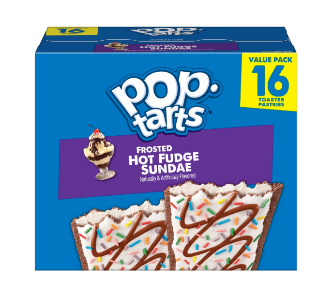 Pop-Tarts Frosted Hot Fudge Sundae Toaster Pastries, Breakfast Foods 27 oz 16 Ct Pop-Tarts Frosted Hot Fudge Sundae Toaster Pastries, Breakfast Foods 27 oz 16 Ct