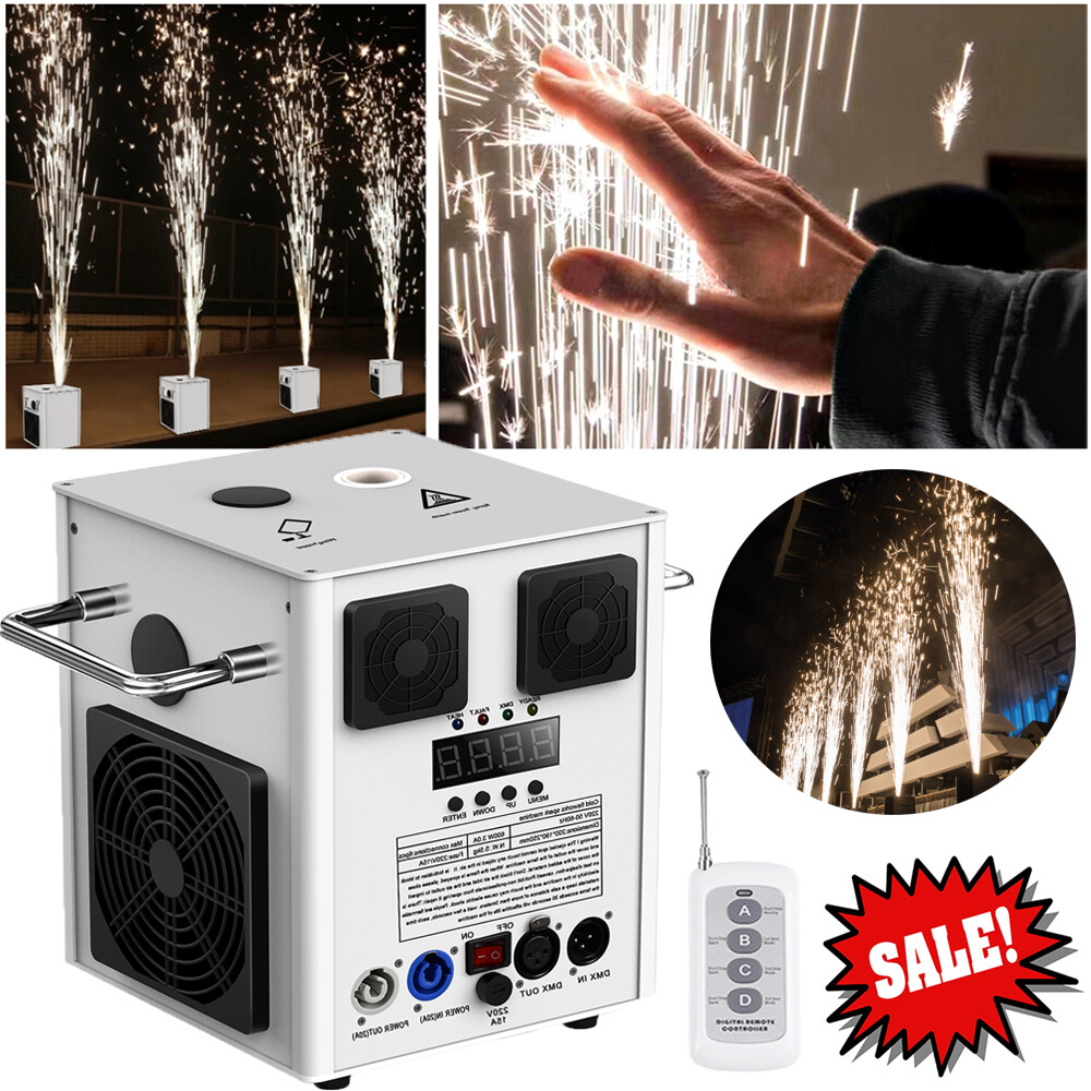 700W Cold Spark Firework Machine DMX Stage Effect Wedding DJ Event Party