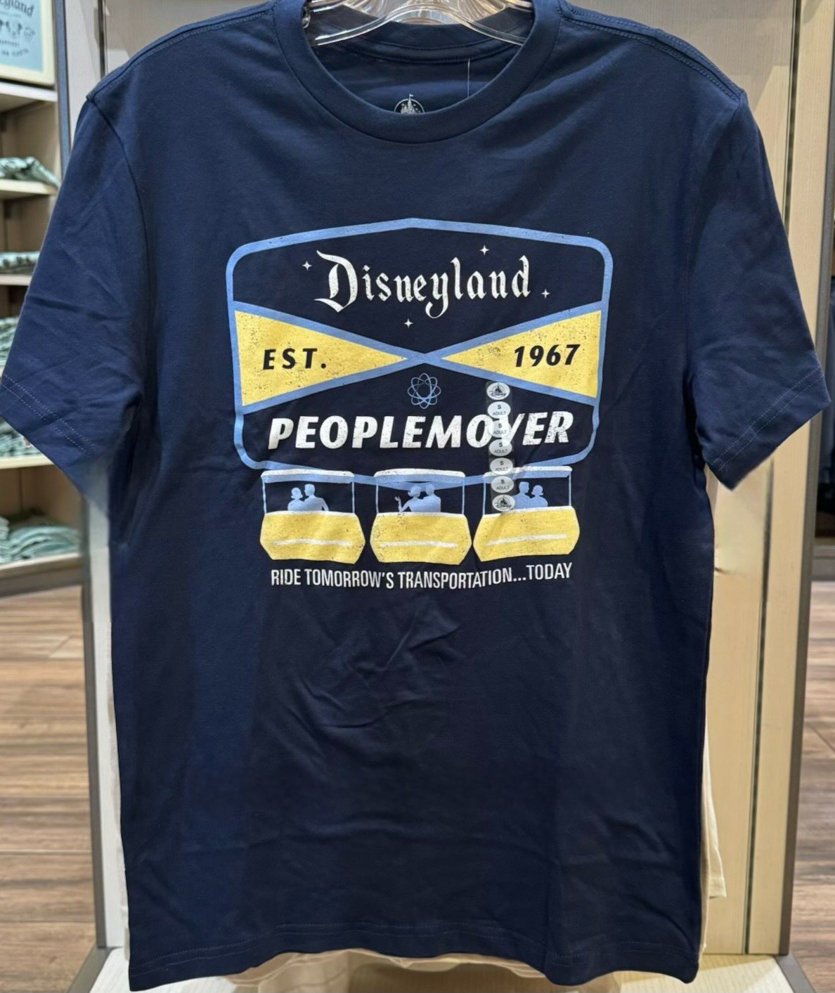 Disney Disneyland PEOPLEMOVER Ride Tomorrows Transportation T-Shirt XX-LARGE New Disney Disneyland PEOPLEMOVER Ride Tomorrows Transportation T-Shirt XX-LARGE New