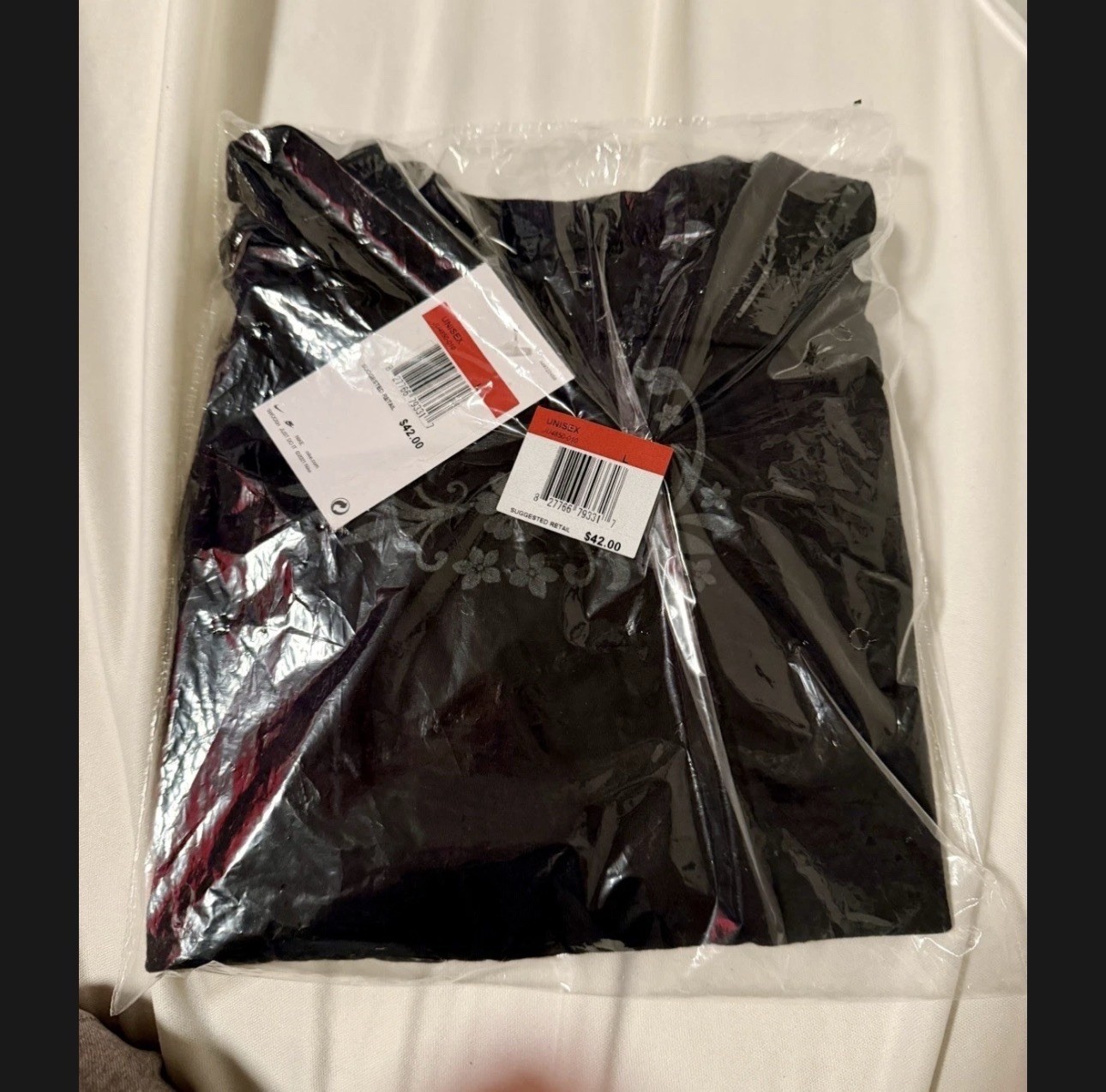 Nike Court Alex Eala Tennis T-Shirt Black Cotton Graphic Logo size Large