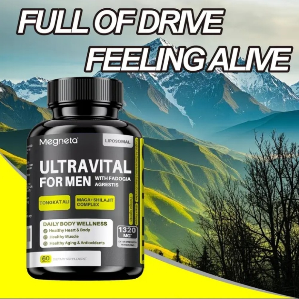 UltraVital for Men Natural Testosterone Booster 1 Bottle for Vigor Stamina UltraVital for Men Natural Testosterone Booster 1 Bottle for Vigor Stamina