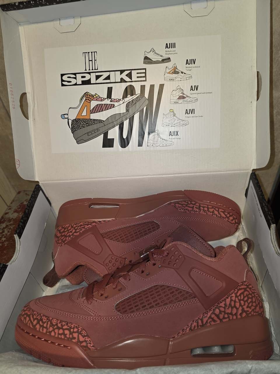 Jordan Spizike Low Canyon Rust/Dark Pony - US 9 Men\'s 10.5 Women\'s Jordan Spizike Low Canyon Rust/Dark Pony - US 9 Men\'s 10.5 Women\'s