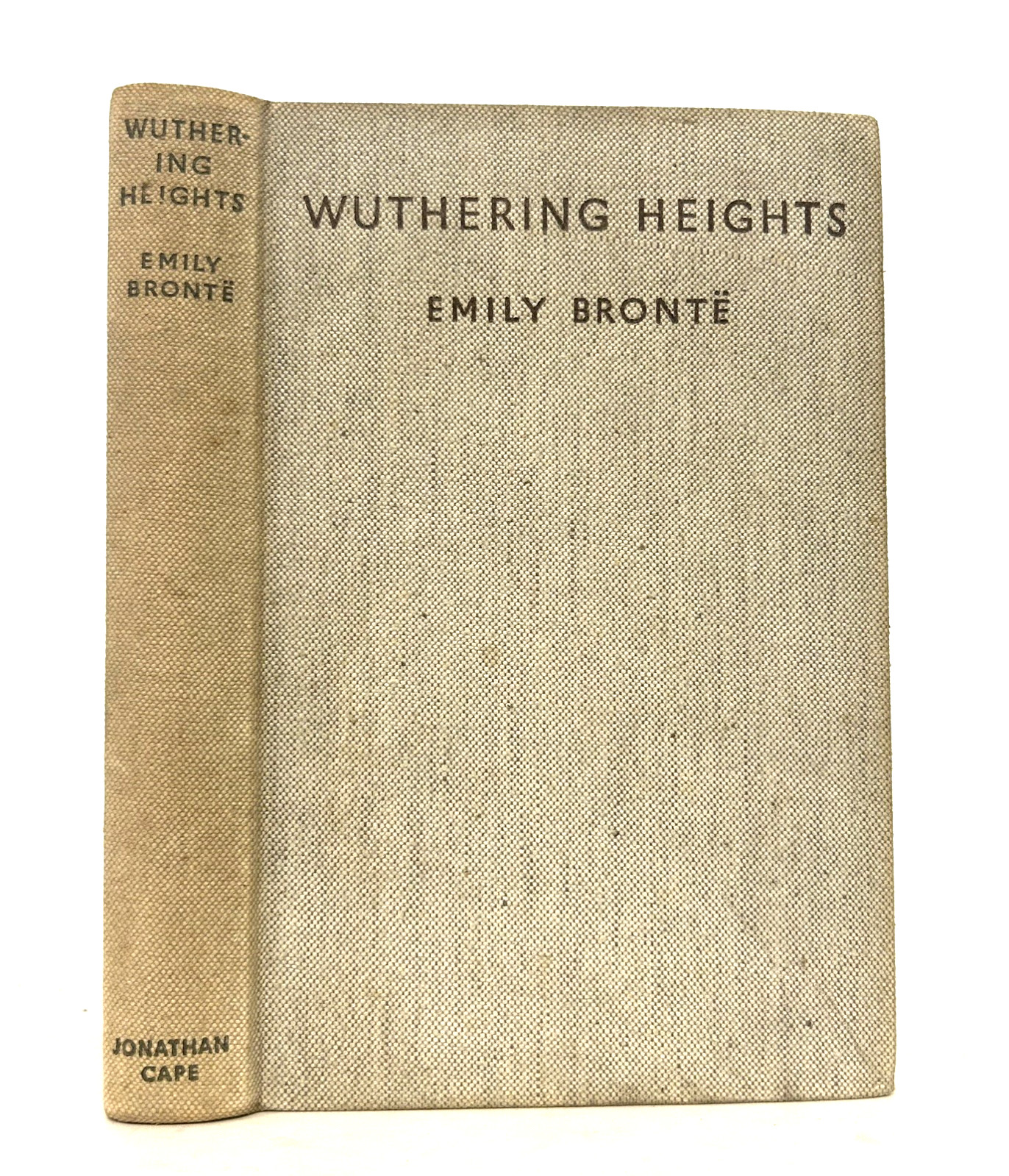 1934- Emily Bronte- WUTHERING HEIGHTS- Cloth Binding- Classic Novel- Vintage