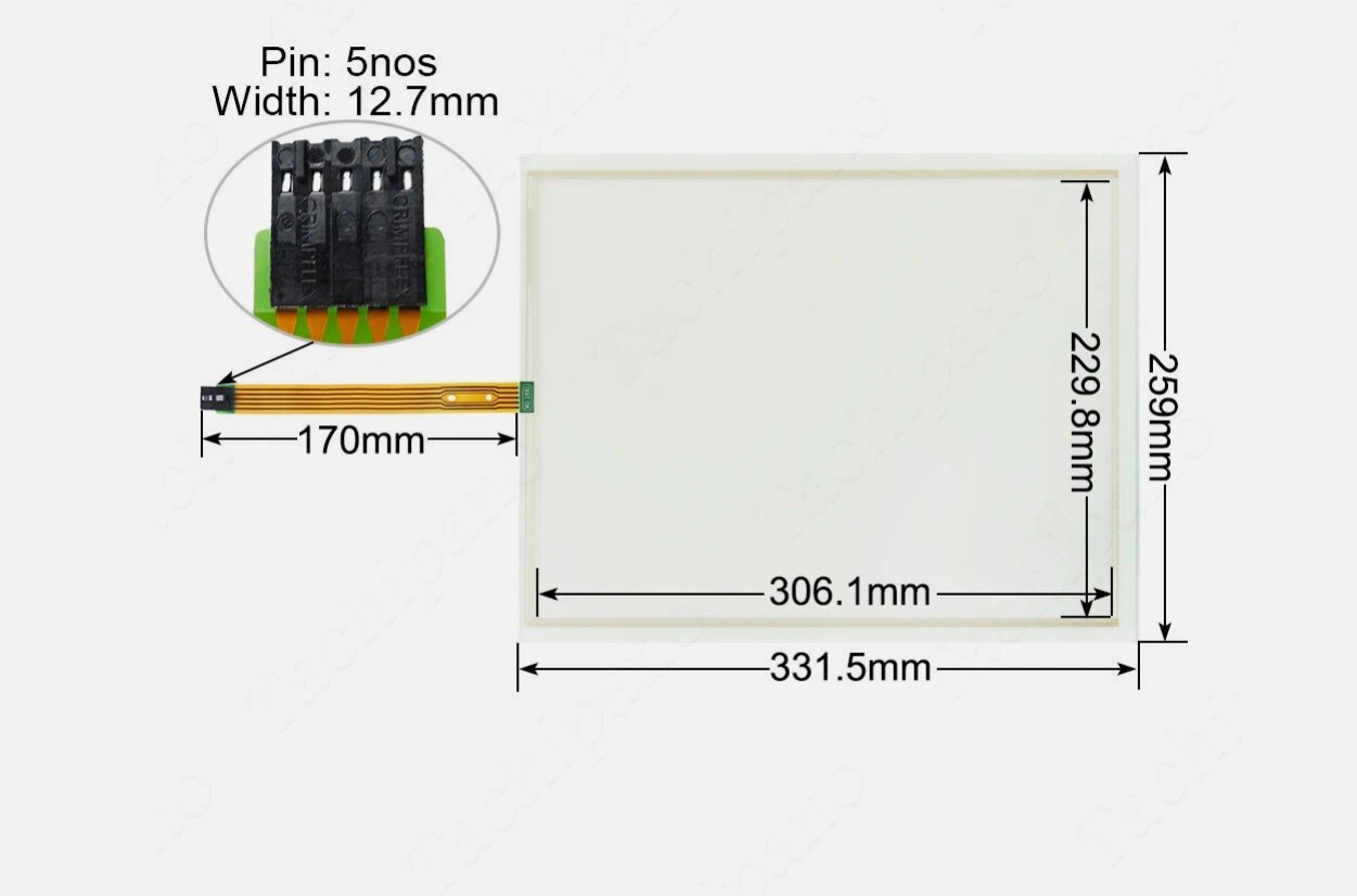 IC754VSF15CTD-KH Touch Screen for IC754VSF15CTD-FG (ES1522R) Substitutes @yay #z