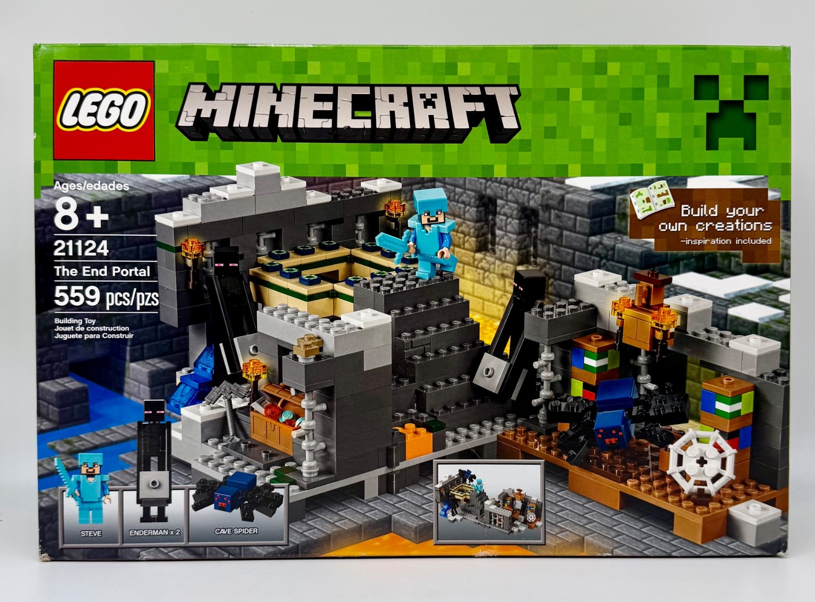 LEGO MINECRAFT 21124 - THE END PORTAL - NIB/Seals Intact - Great Condition LEGO MINECRAFT 21124 - THE END PORTAL - NIB/Seals Intact - Great Condition