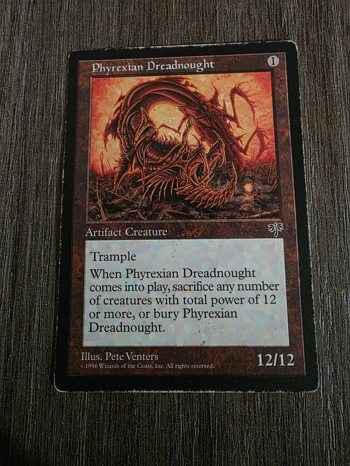MTG 1x Phyrexian Dreadnought Mirage Magic the Gathering Played MTG 1x Phyrexian Dreadnought Mirage Magic the Gathering Played