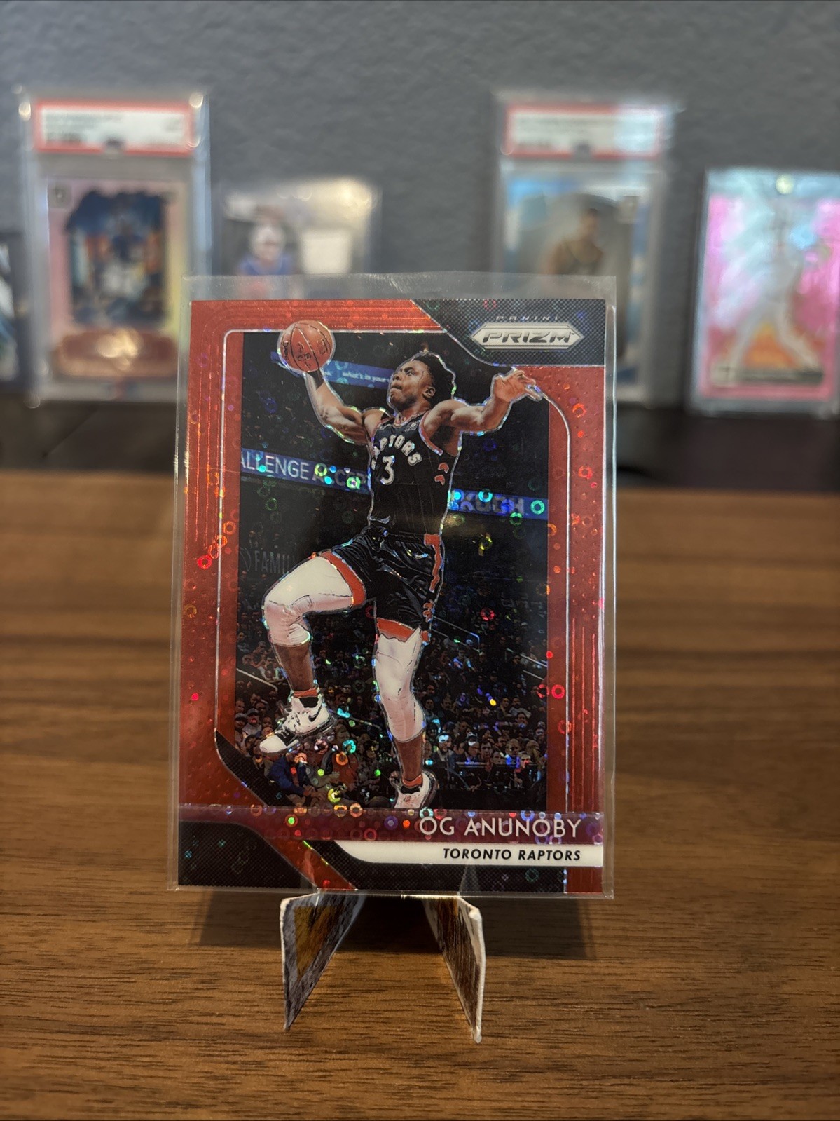 2018-19 Panini Prizm - OG Anunoby #63 Red Fast Break Prizm /125 COLOR MATCH 2018-19 Panini Prizm - OG Anunoby #63 Red Fast Break Prizm /125 COLOR MATCH