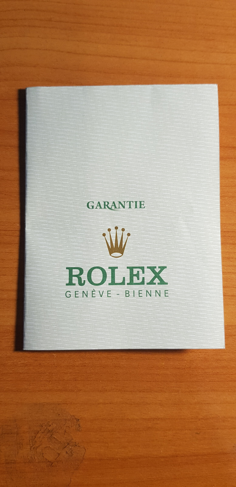 Rolex Garantie blanc french vintage 1972 no. 572.01. 300