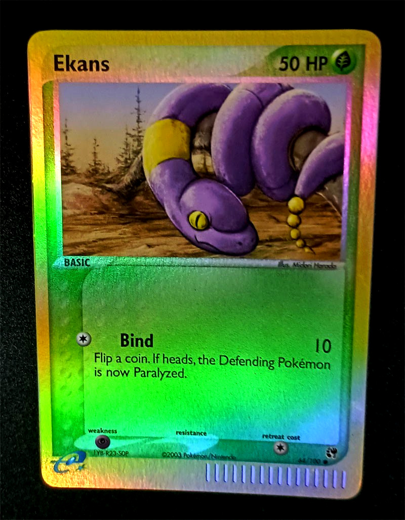 Ekans 64/100 Reverse Holo Common EX Sandstorm LP+ Free eBay Shipping 1a Ekans 64/100 Reverse Holo Common EX Sandstorm LP+ Free eBay Shipping 1a