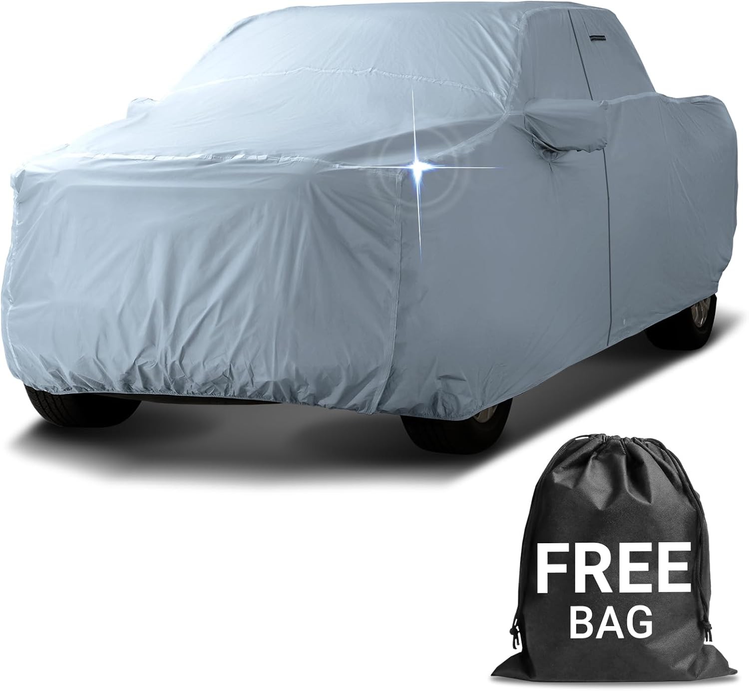 Fits 2005-2025 Toyota Tacoma Double Cab, 6.1 ft. Waterproof Car Cover
