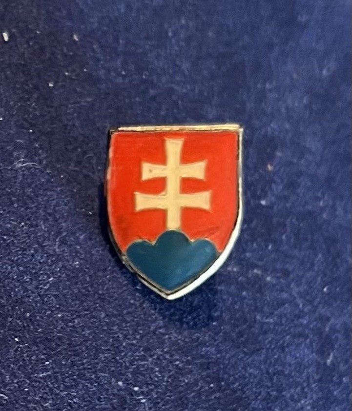 VINTAGE SLOVAKIA PIN BADGE