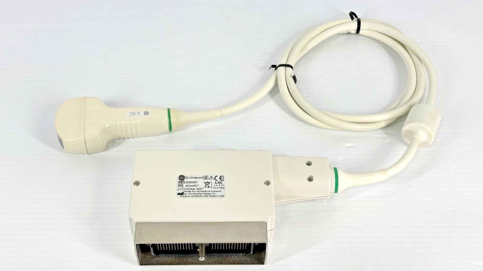 2007 GE Healthcare 3.5C Convex Array Ultrasound Transducer | 30 Day Warranty
